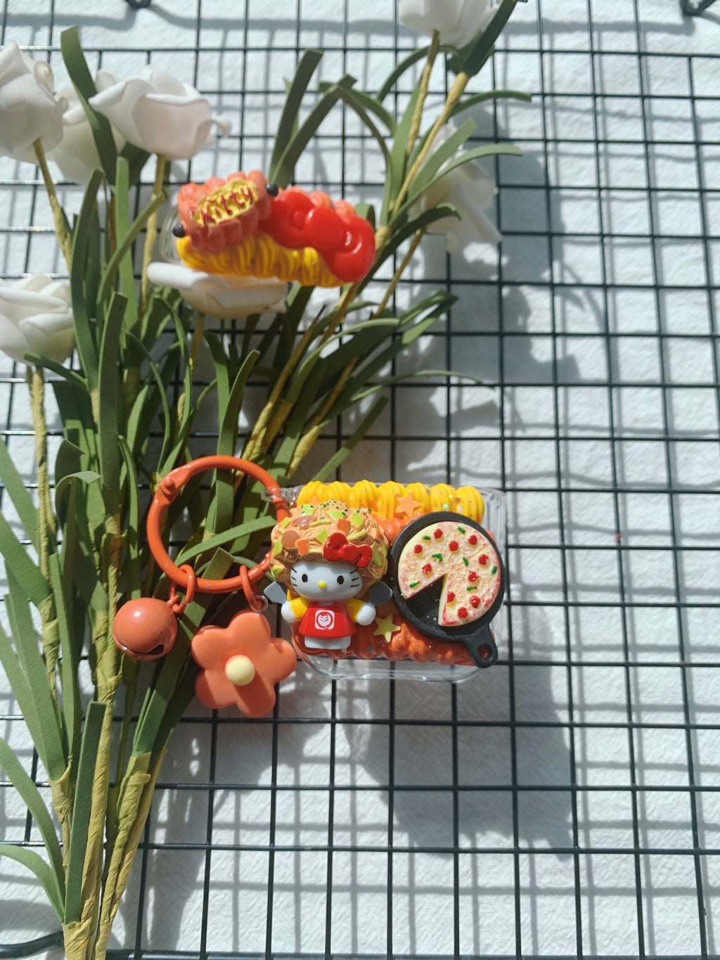 Sanrio Hello Kitty Handmade Decoden Earbud Case｜All Models Available
