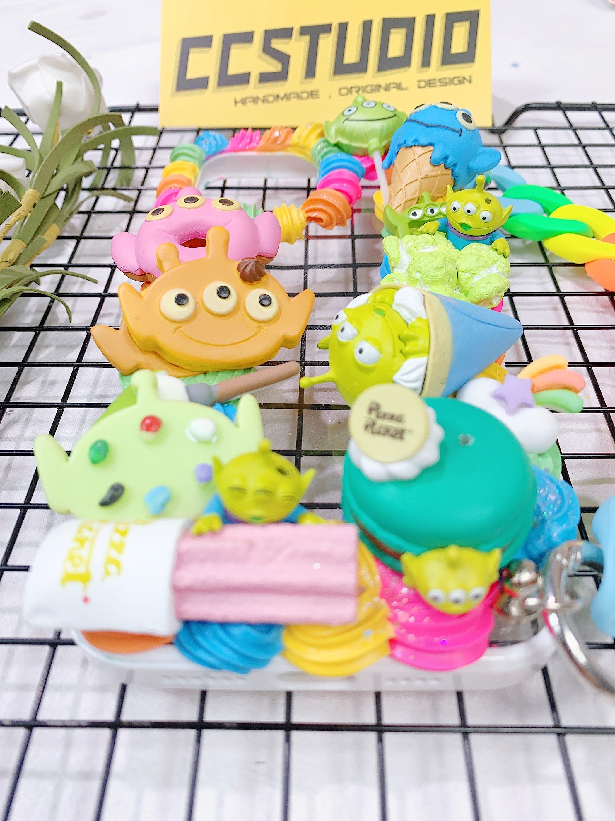 Toy Story Aliens Handmade Decoden Phone Case｜All Models Available