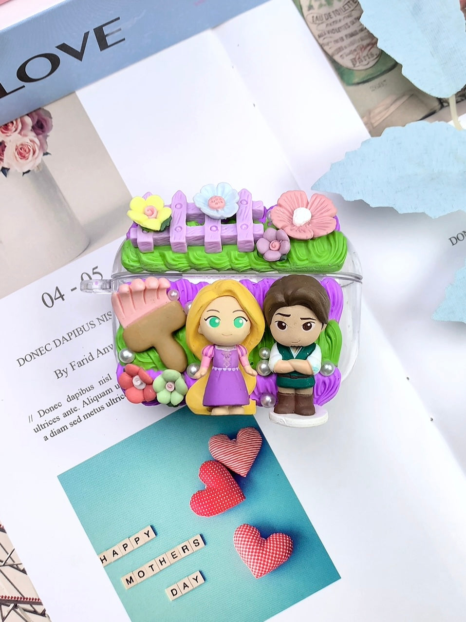 Princess Rapunzel Decoden Earbud Case AirPods Case For Any Model
