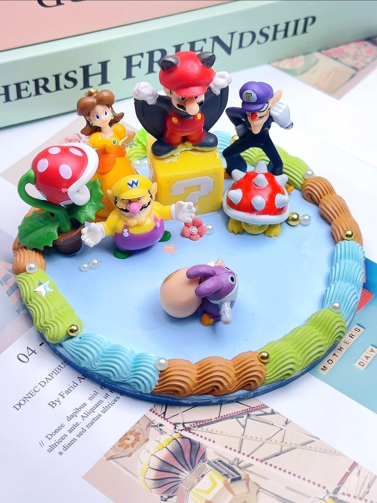 Super Mario Handmade Decoden Phone/Tablet Stand