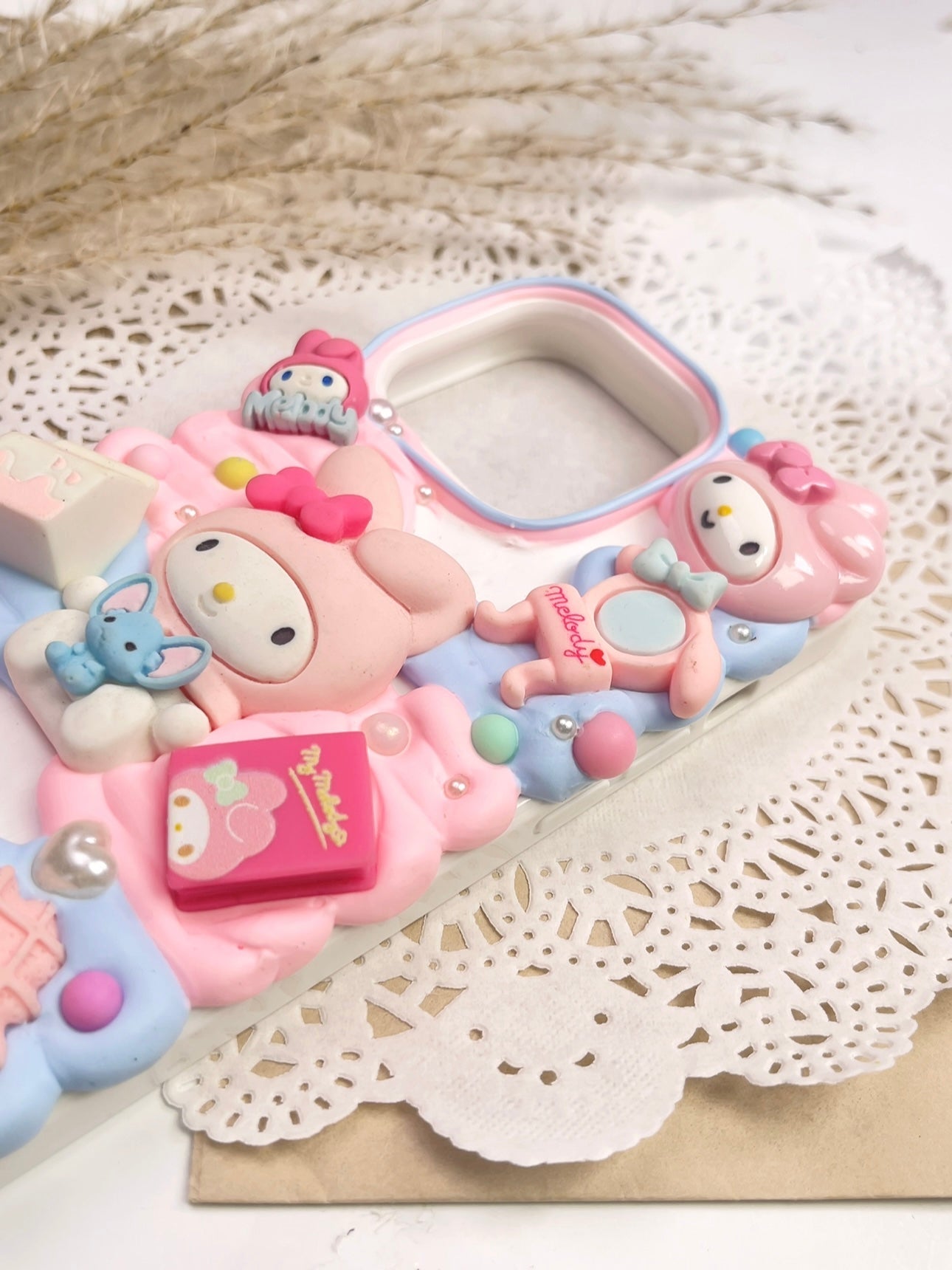 Sanrio Mymelody Handmade Decoden Phone Case｜All Models Available