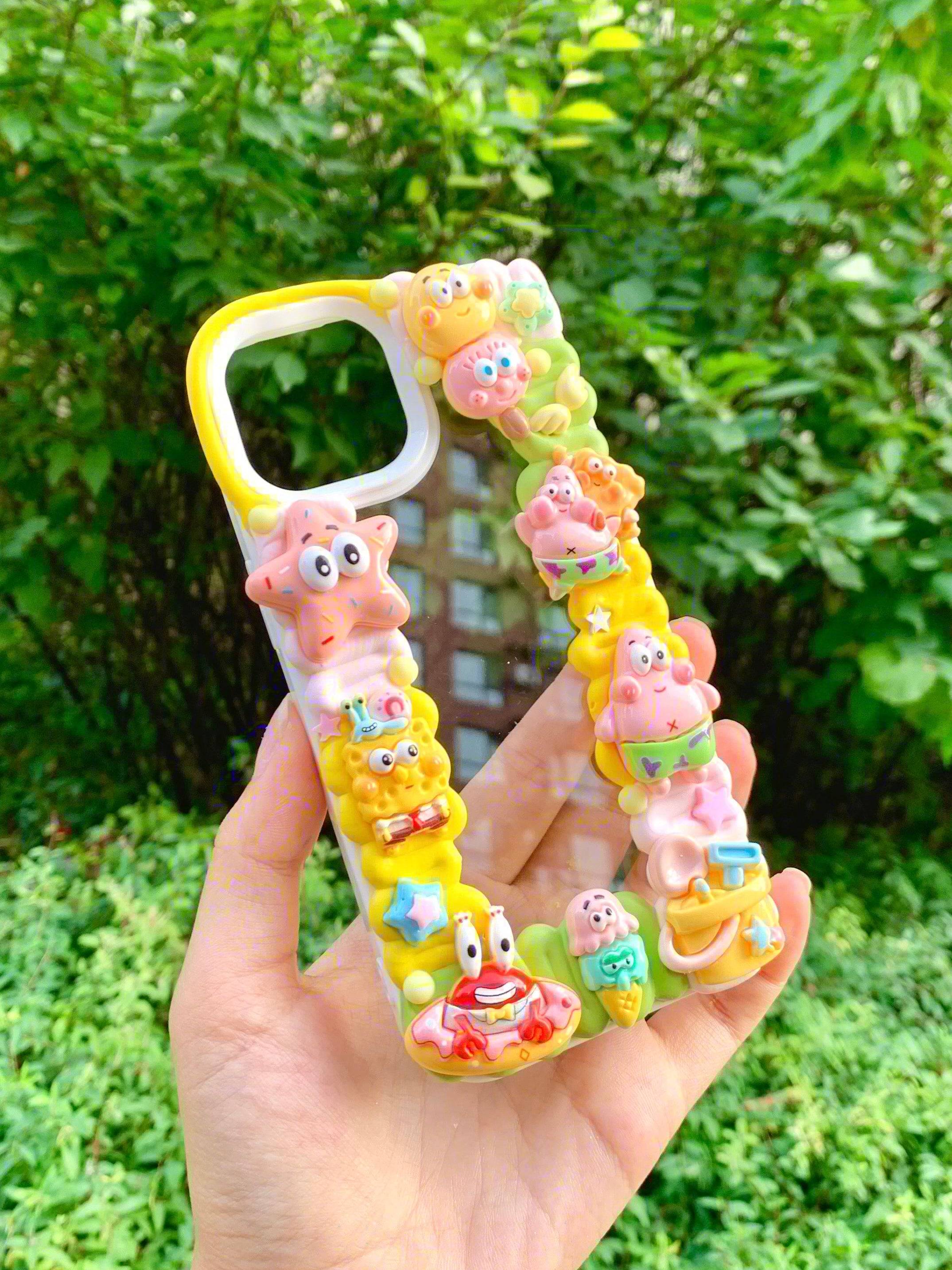 SpongeBob Handmade Decoden Phone Case｜All Models Available