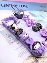 Cargar imagen en el visor de la galería, Sanrio Kuromi Decoden Phone Cases For Any Phone Model
