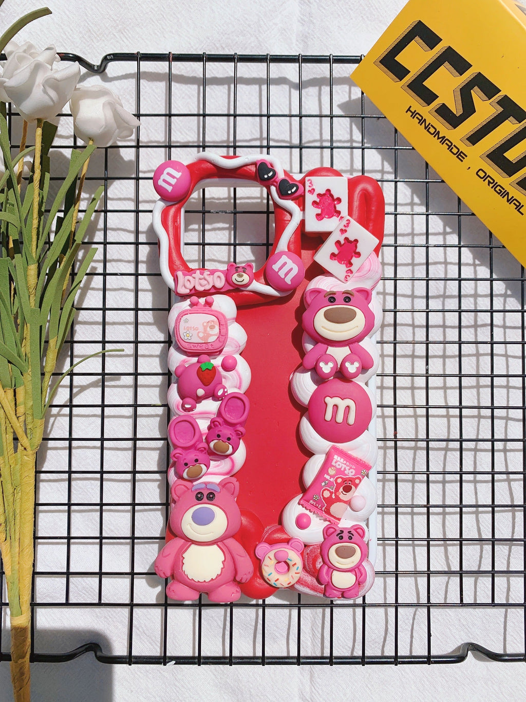 Toy Story Lotso Bear Handmade Decoden Phone Case｜All Models Available
