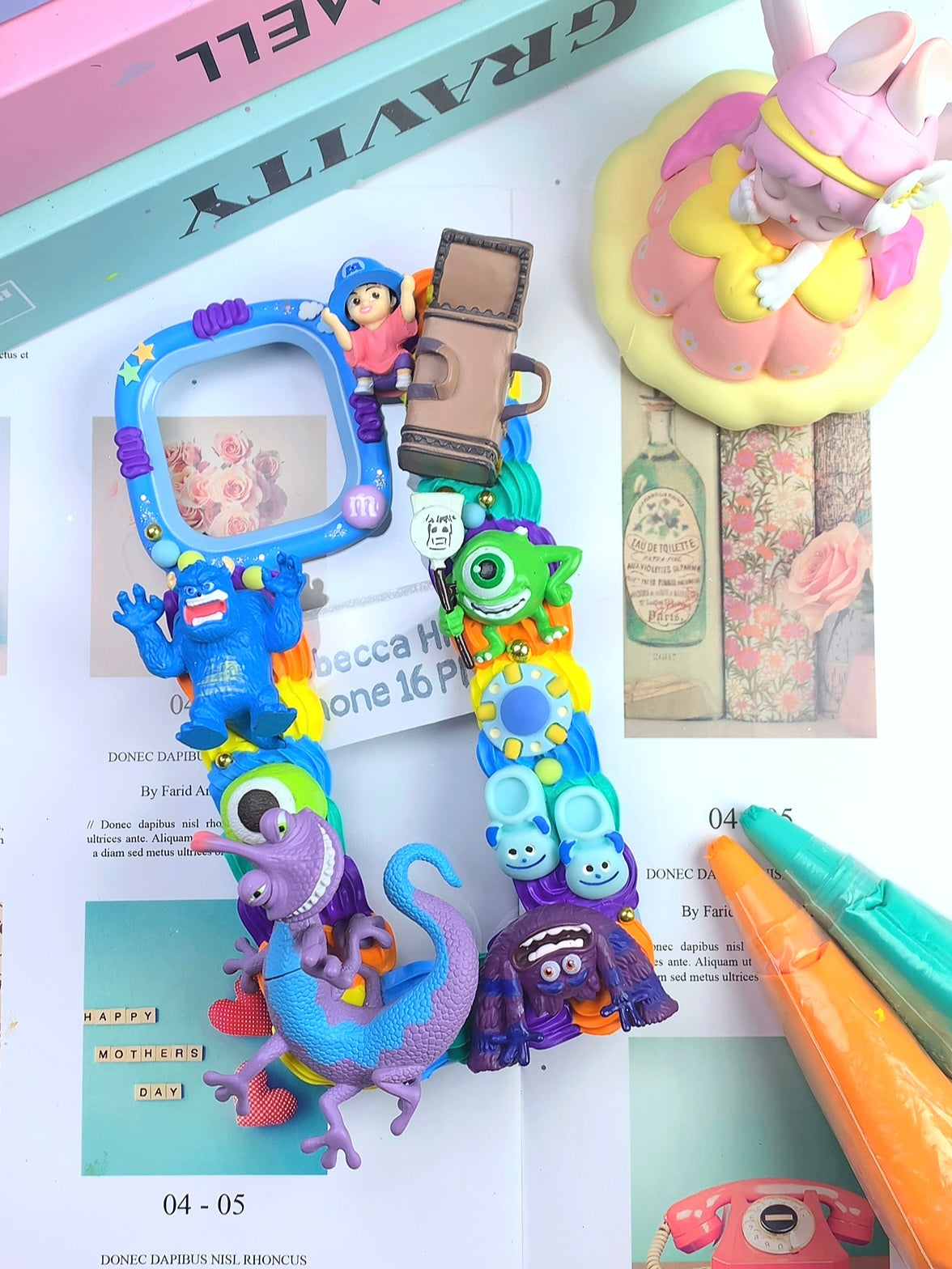 Monster Handmade Decoden Phone Case For Any Phone Model