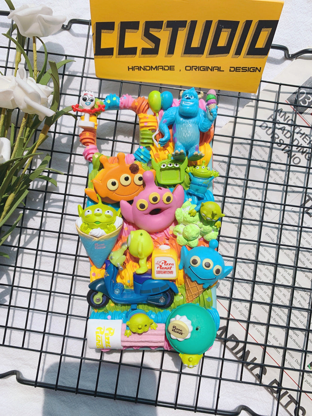 Toy Story Handmade Decoden Phone Case｜All Models Available Monster INC. Aliens