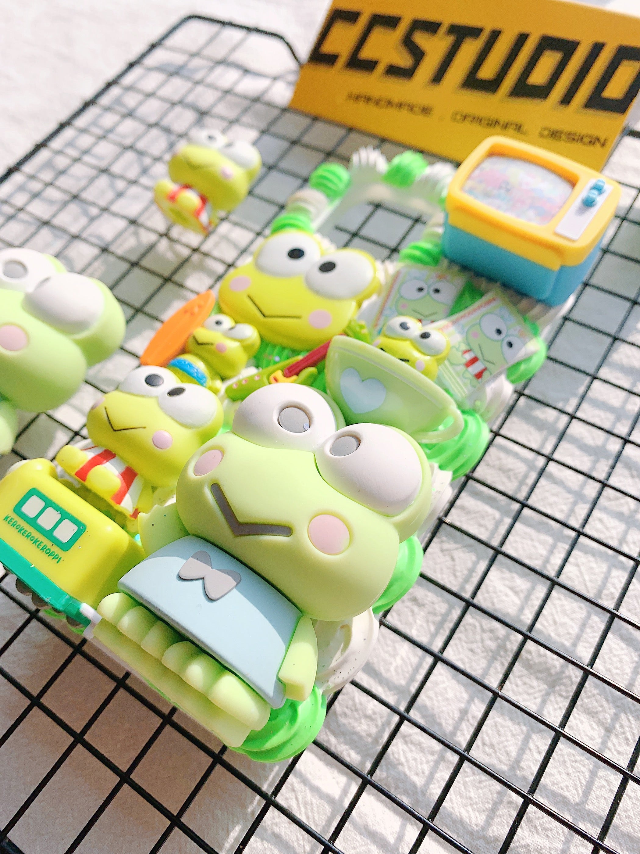 Sanrio Keroppi Handmade Decoden Phone Case｜All Models Available