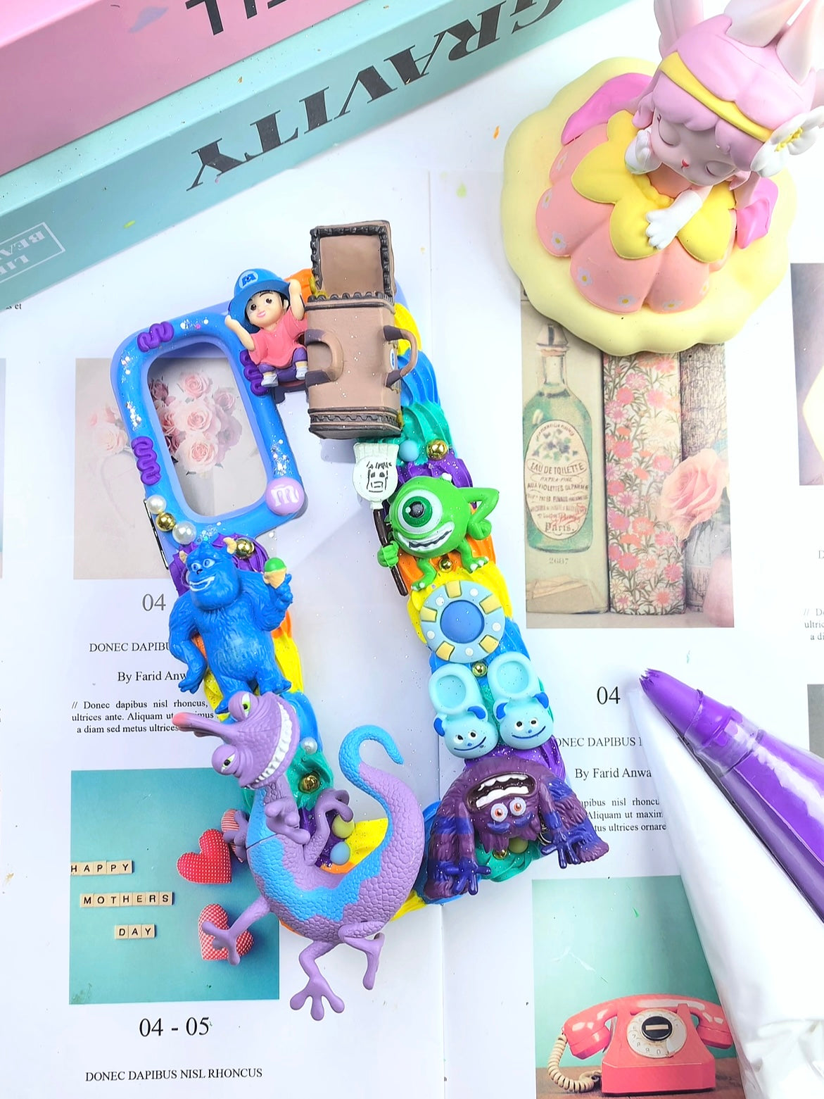 Monster Handmade Decoden Phone Case For Any Phone Model