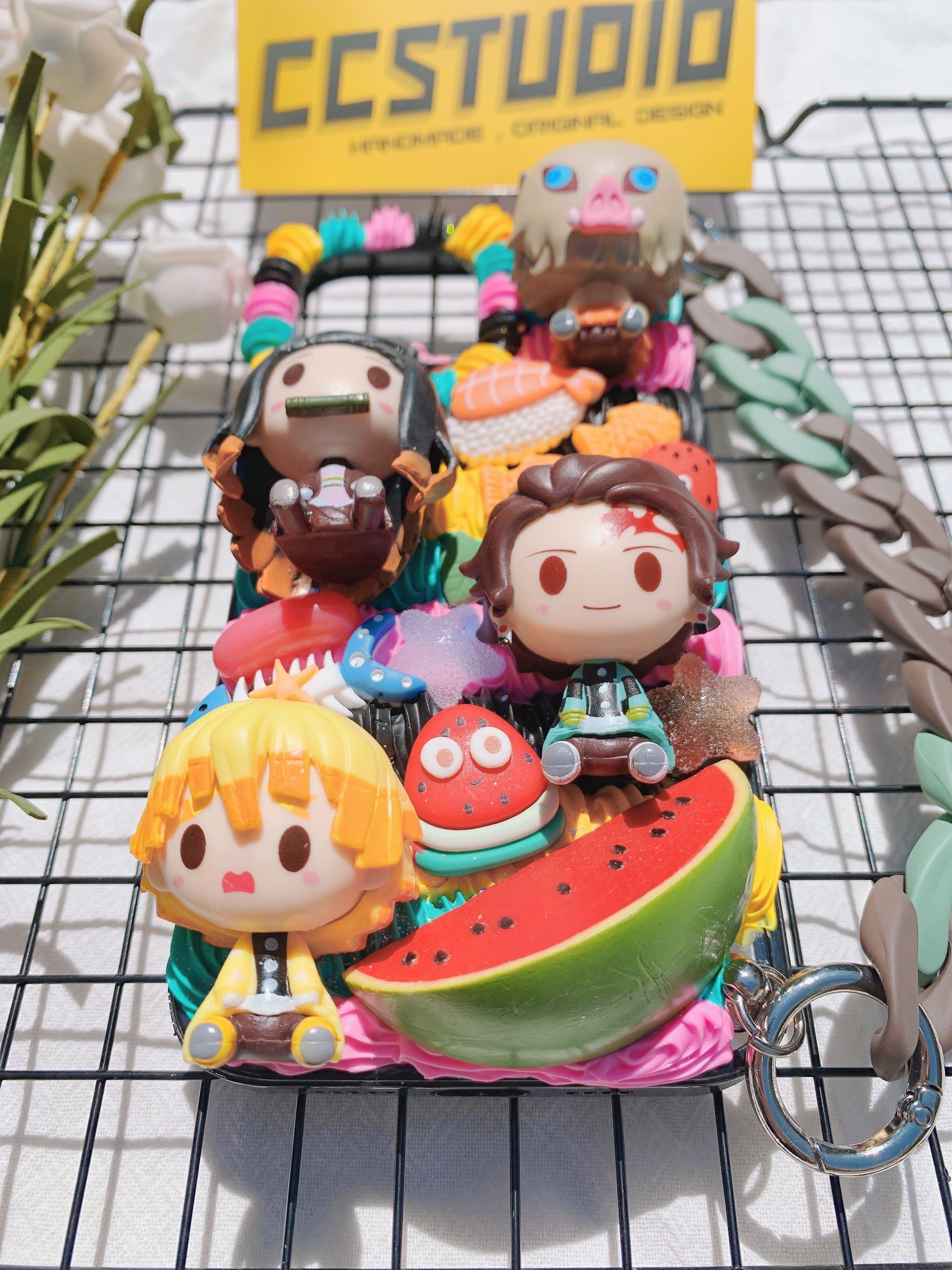 Demon Slayer Handmade Decoden Phone Case｜All Models Available｜Anime
