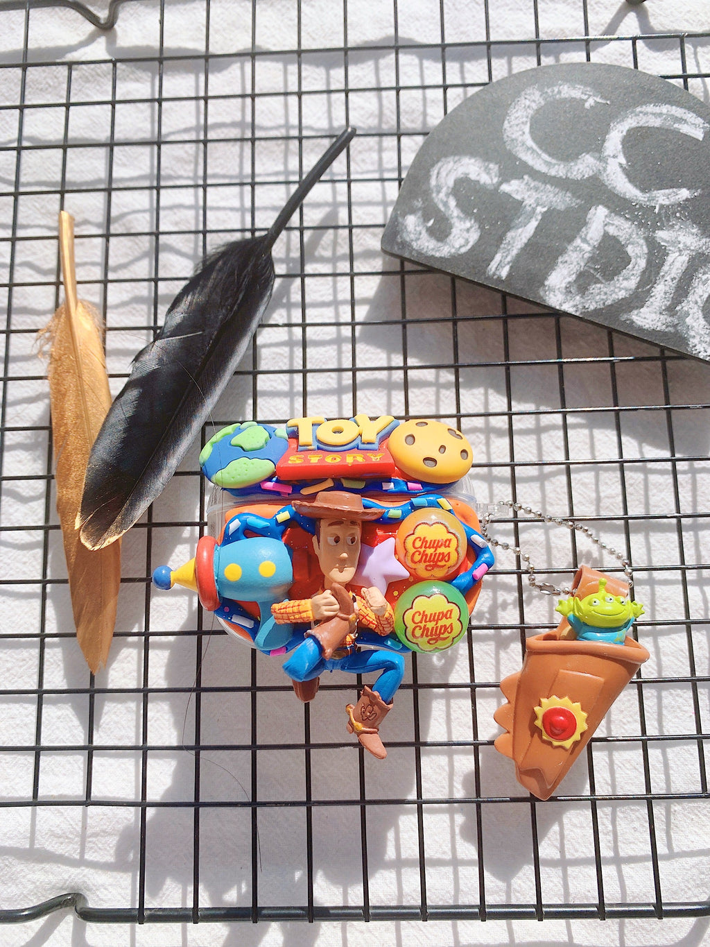 Toy Story Woody Handmade Decoden Earbud Case｜All Models Available