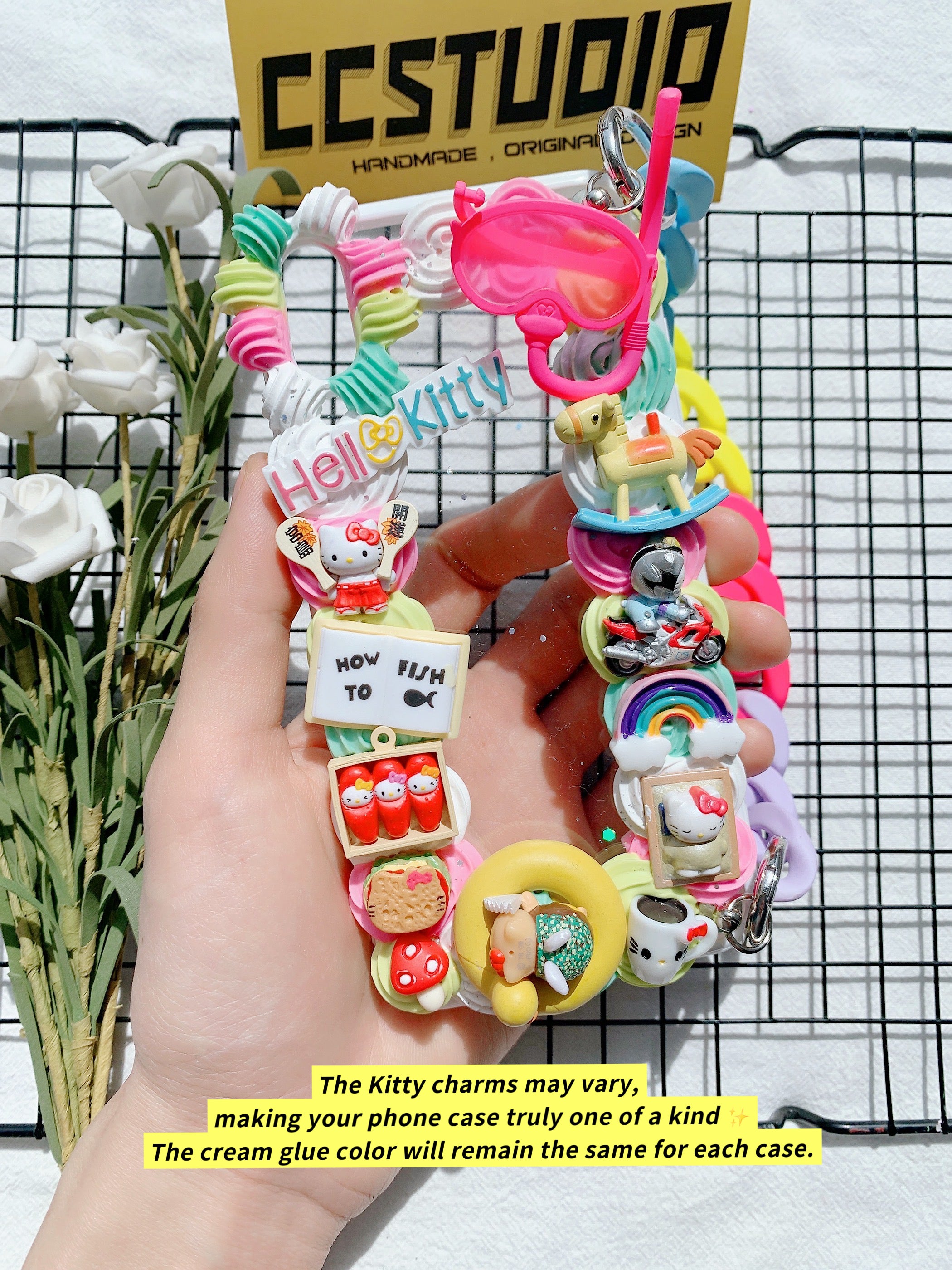 Sanrio Hello Kitty Handmade Decoden Phone Case｜All Models Available