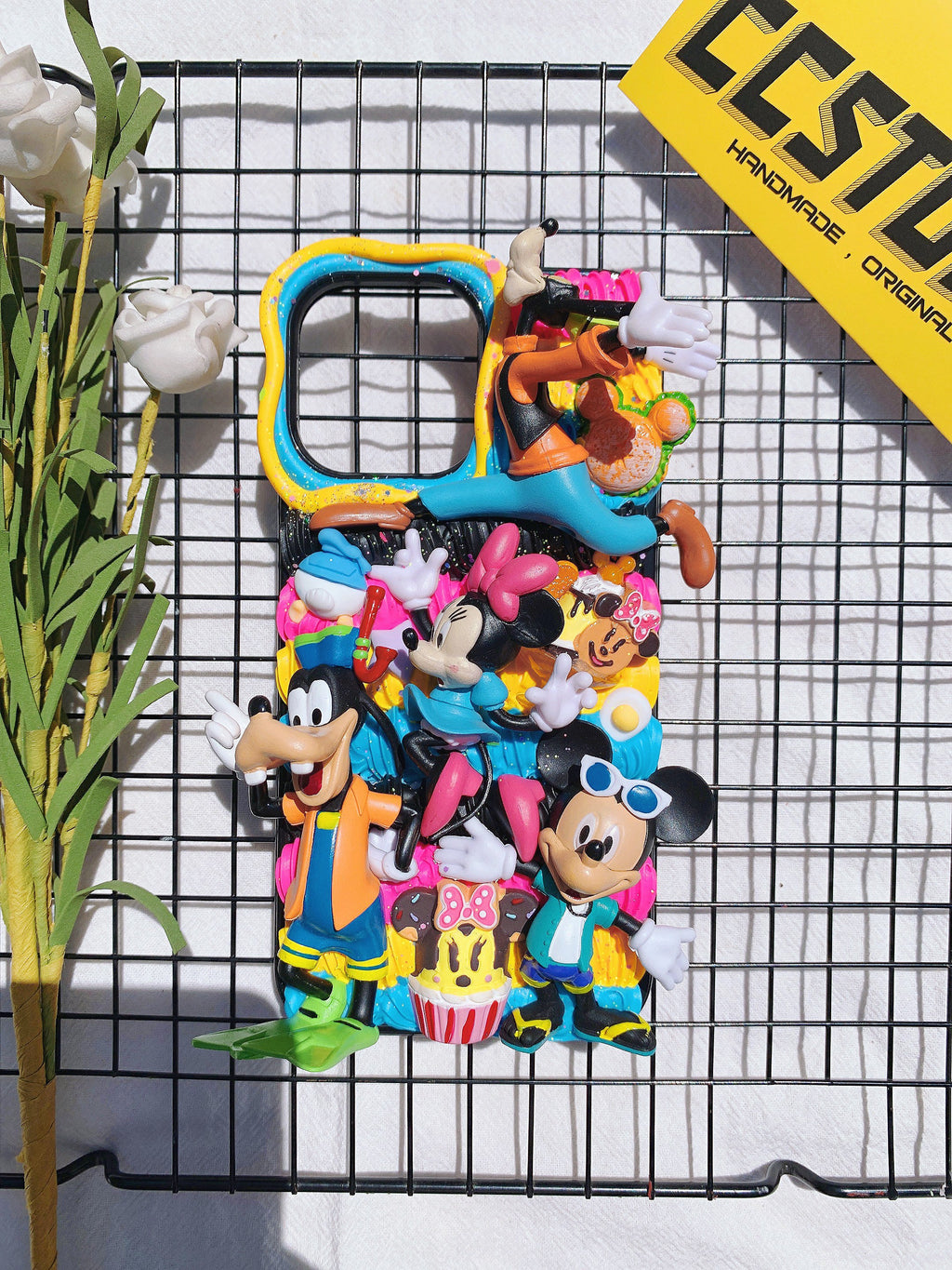 Mickey and his Friends Handmade Decoden Phone Case｜All Models Available｜Goofy Donald Duck