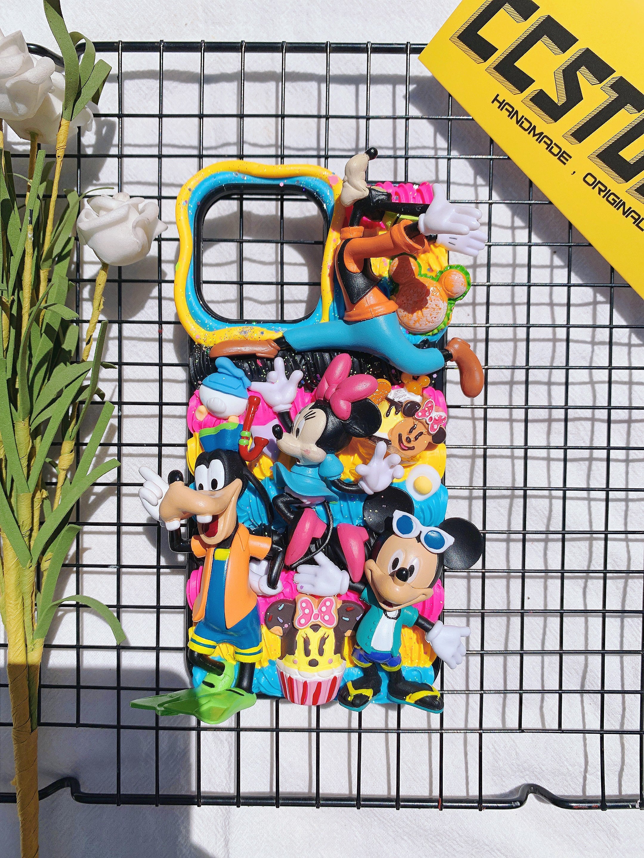 Mickey and his Friends Handmade Decoden Phone Case｜All Models Available｜Goofy Donald Duck