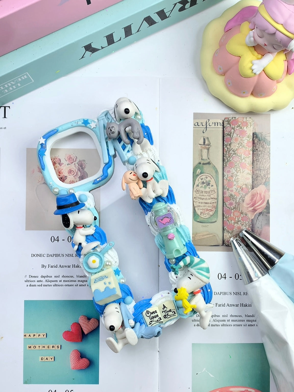 Snoopy Handmade Decoden Phone Case｜All Models Available