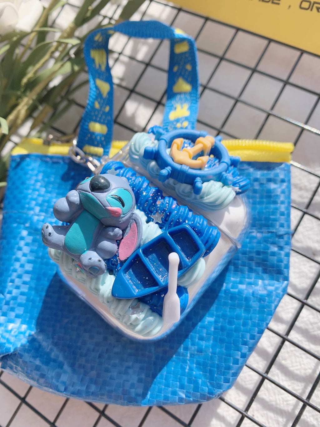 Stitch Handmade Decoden Earbud Case｜All Models Available