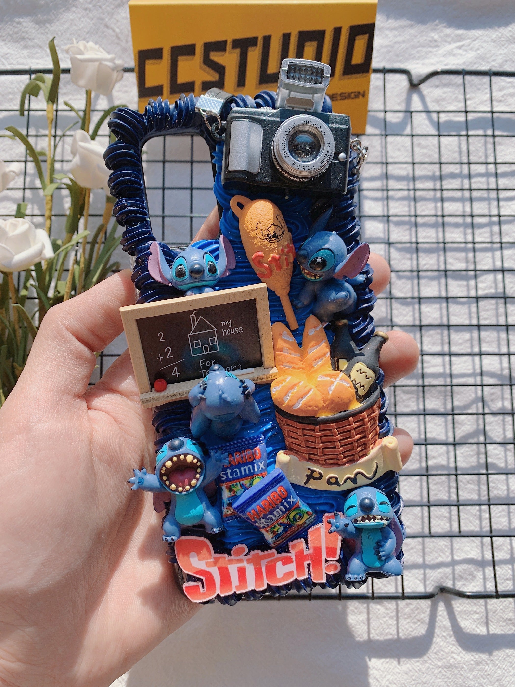 Stitch Handmade Decoden Phone Case｜All Models Available