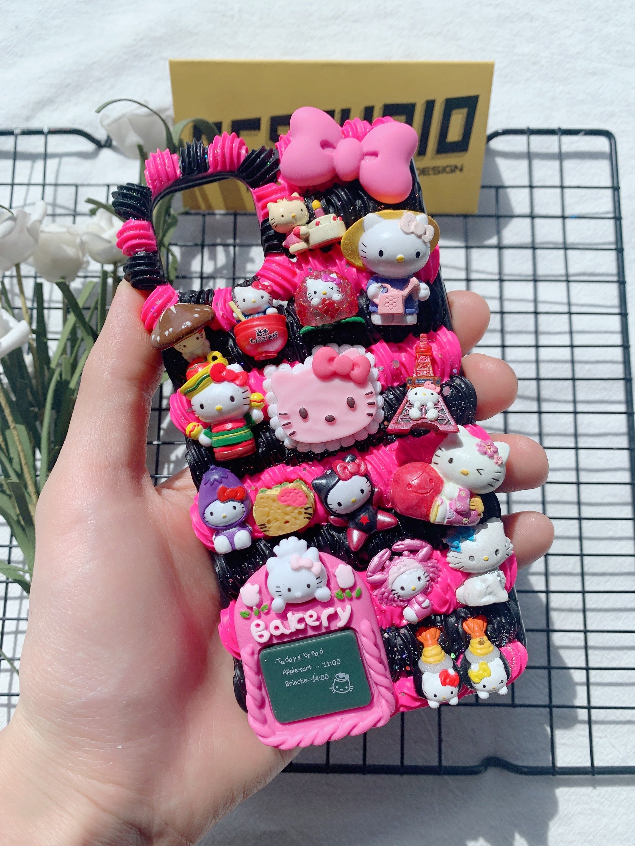Sanrio Hello Kitty Handmade Decoden Phone Case｜All Models Available