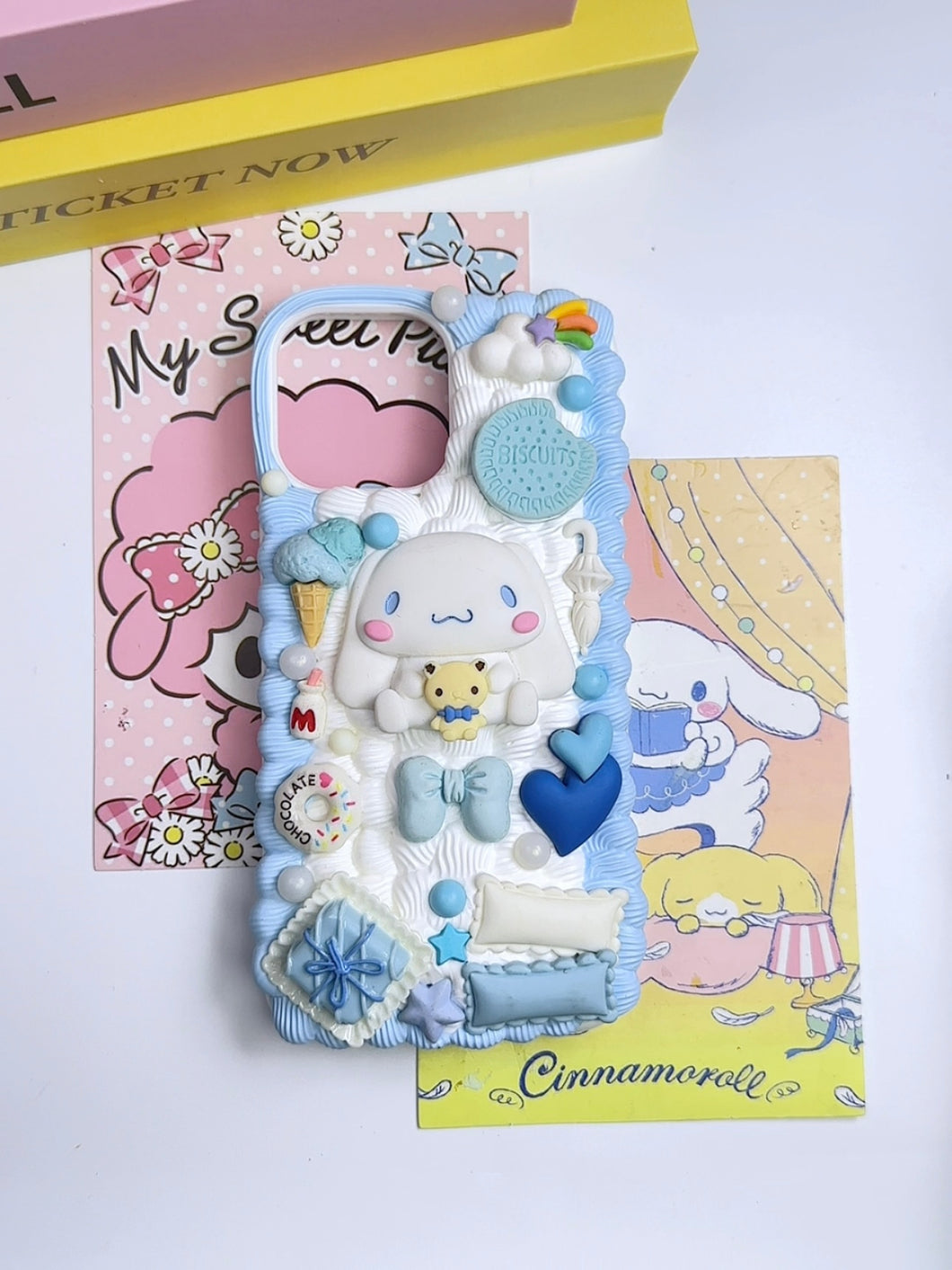 Sanrio Cinnamonroll Cinnamoroll Decoden Phone Cases For Any Phone Model