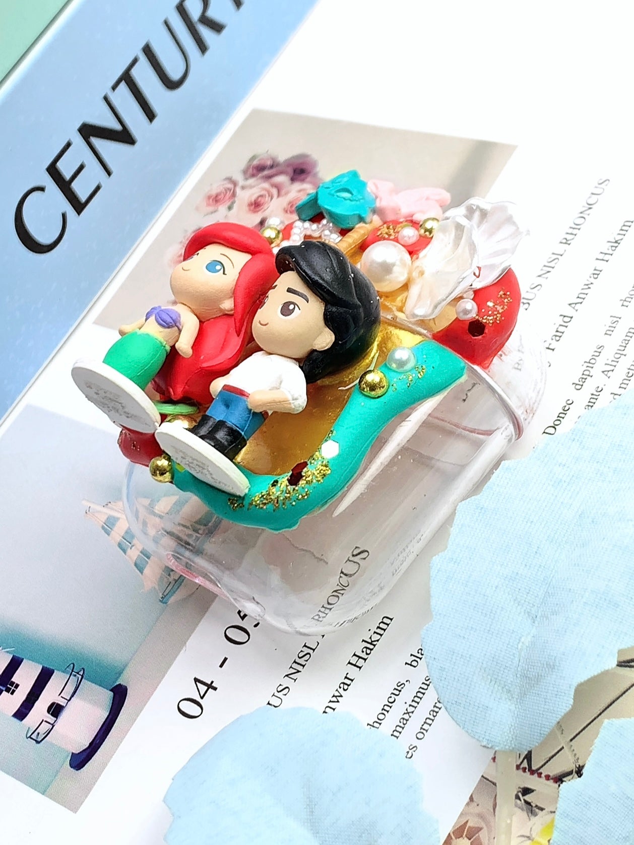Princess Ariel Little Mermaid Decoden Earbud Case AirPods Case For Any Model