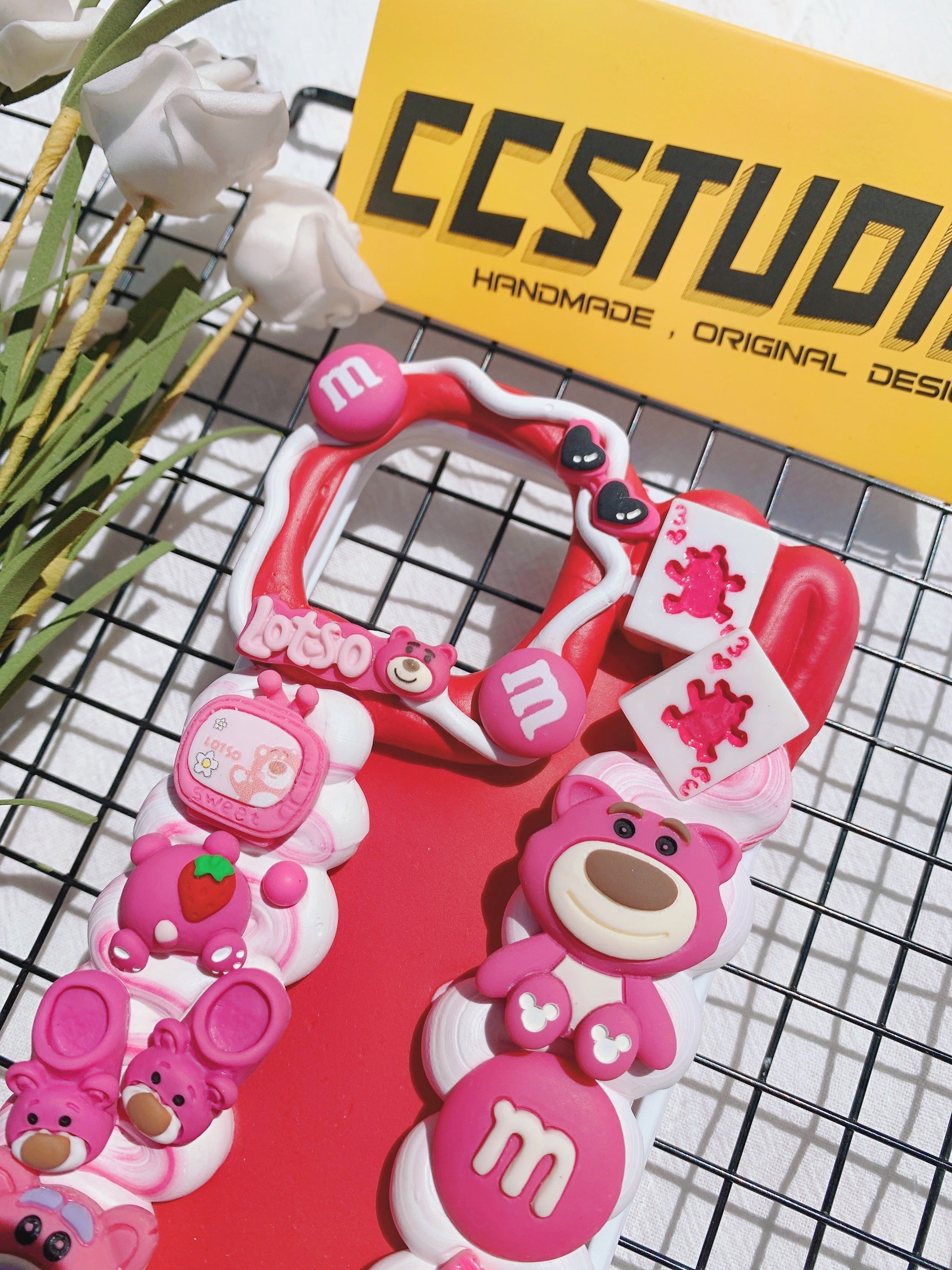 Toy Story Lotso Bear Handmade Decoden Phone Case｜All Models Available