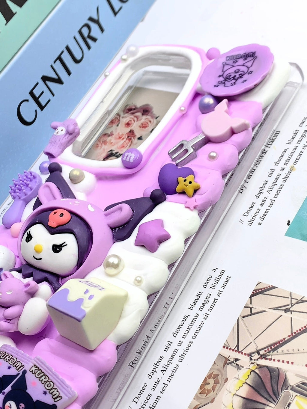 Sanrio Kuromi Handmade Decoden Phone Case｜All Models Available