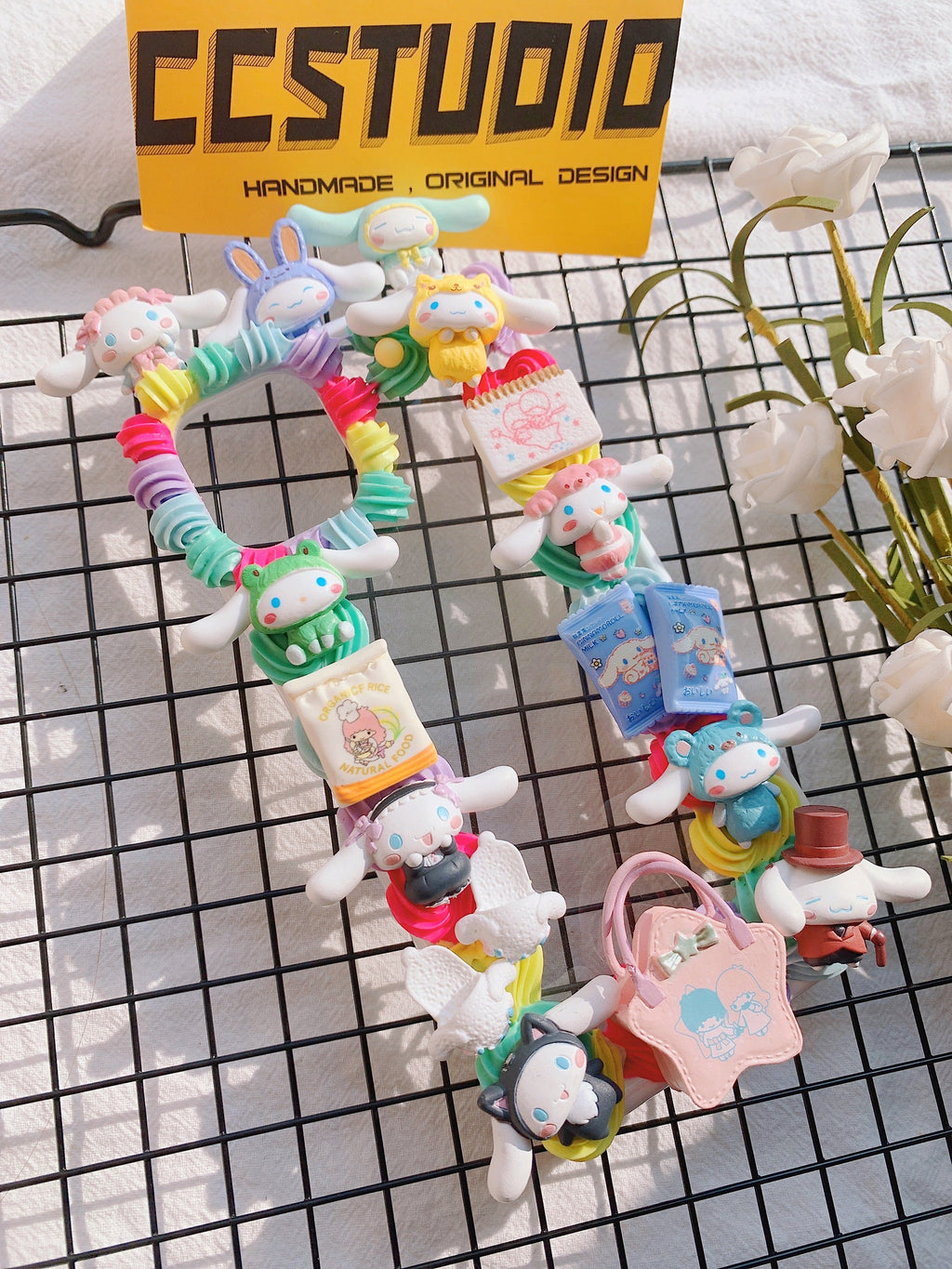 Sanrio Cinnamoroll Handmade Decoden Phone Case｜All Models Available｜Cinnamonroll