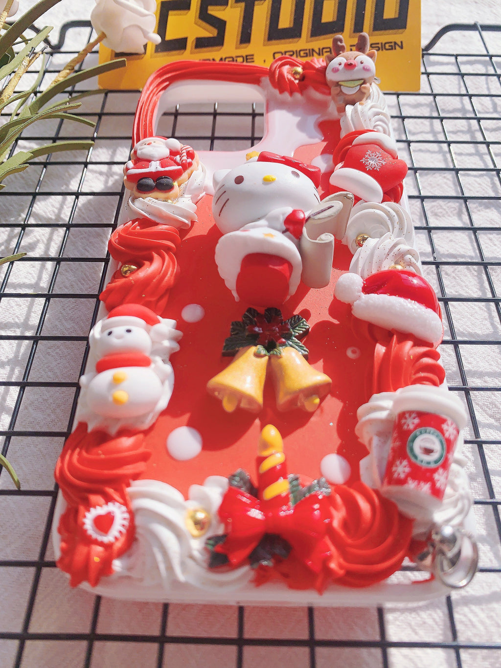 Sanrio Hello Kitty Handmade Decoden Phone Case｜All Models Available