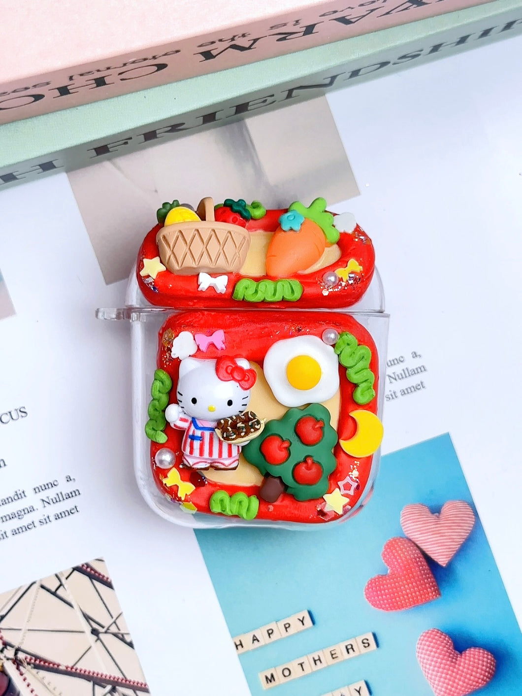 Sanrio Hello Kitty Chef Decoden Earbud Case AirPods Case For Any Model