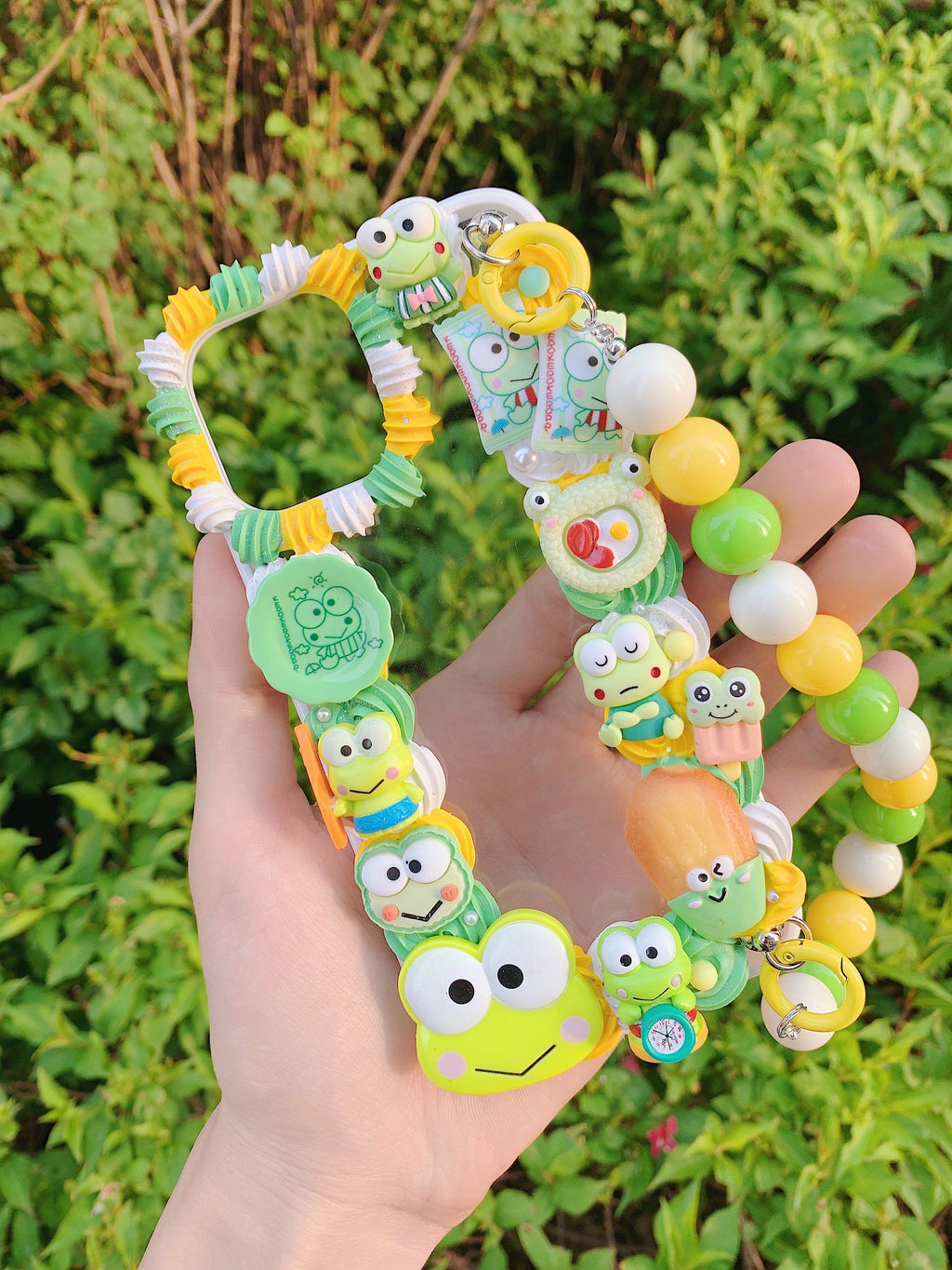 Sanrio Keroppi Handmade Decoden Phone Case｜All Models Available