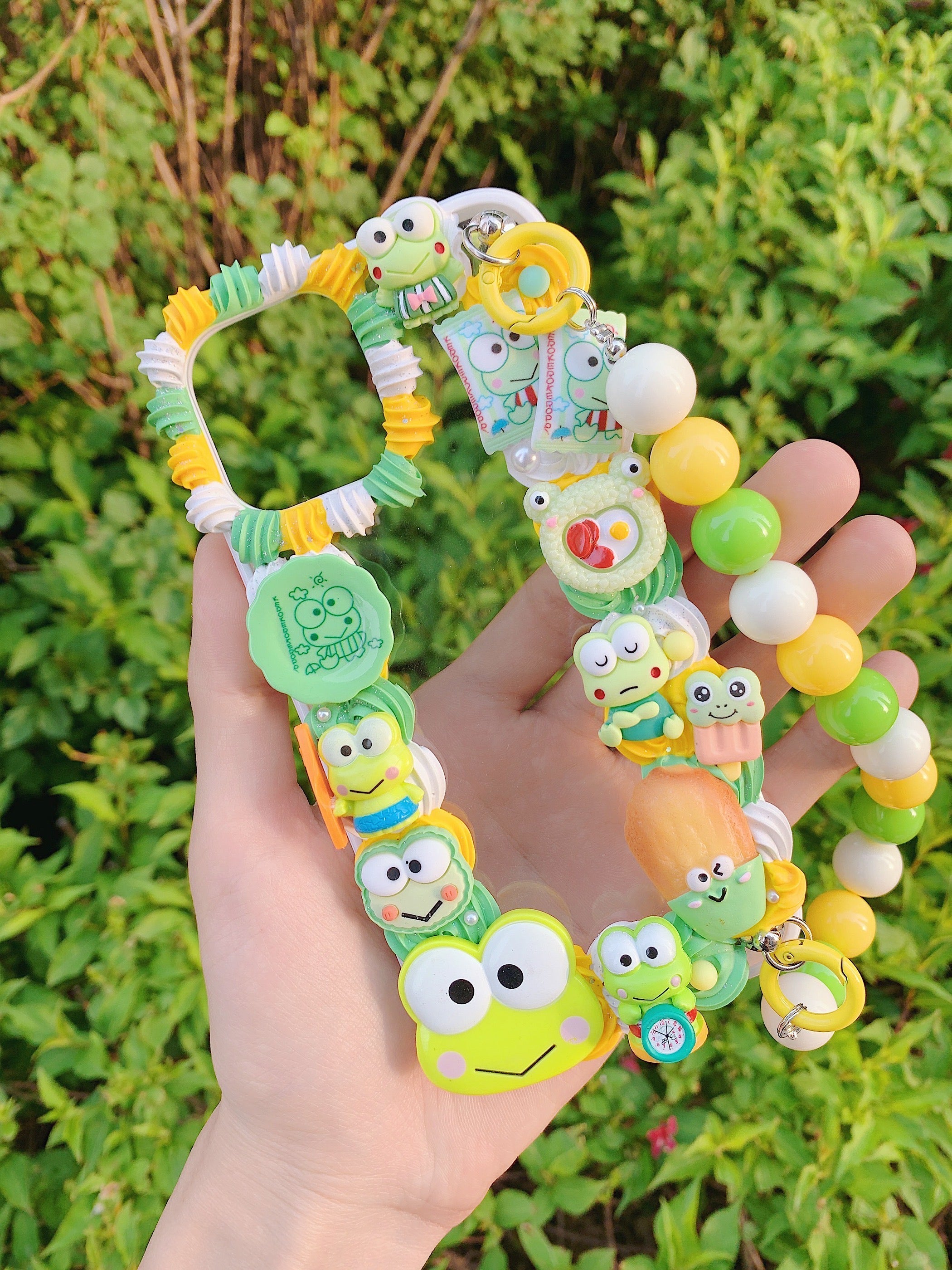 Sanrio Keroppi Handmade Decoden Phone Case｜All Models Available