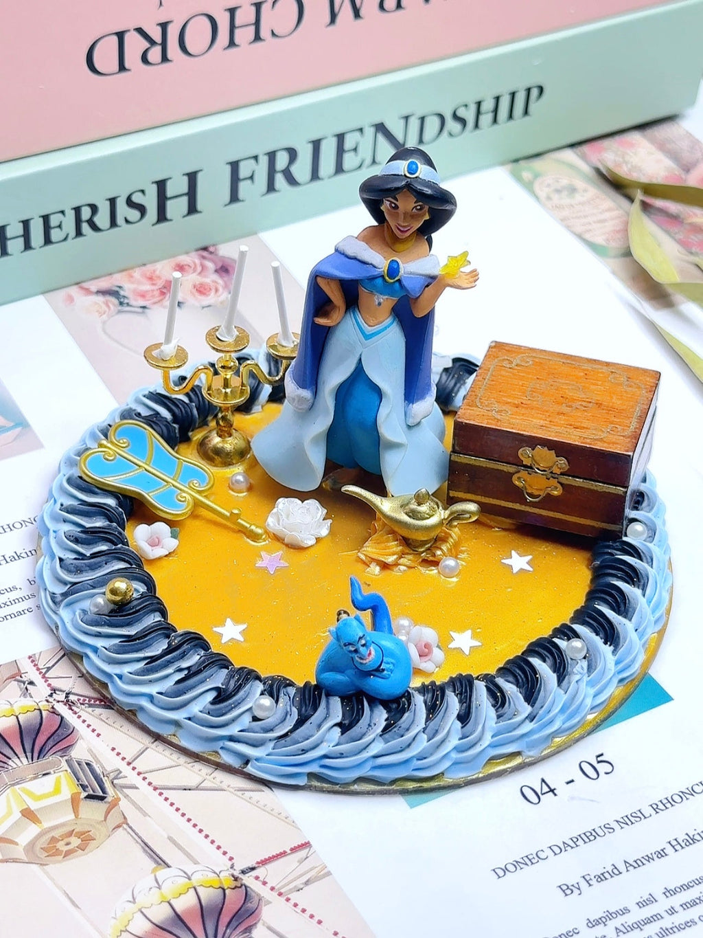 Handmade Decoden Phone/Tablet Stand | Princess