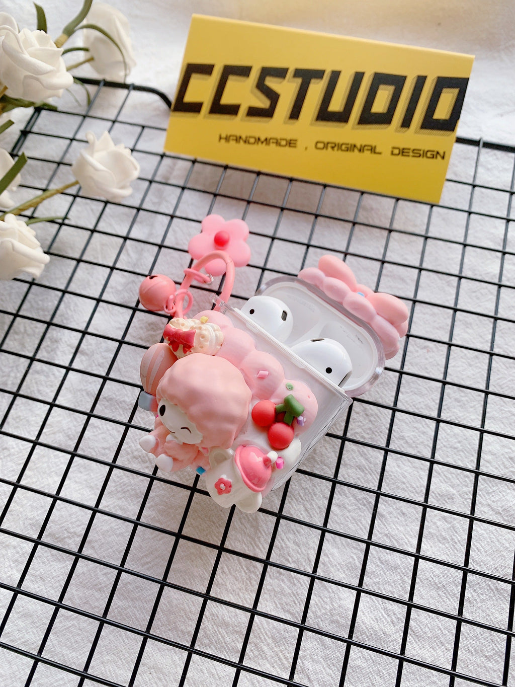 Handmade Decoden Earbud Case｜All Models Available｜San Mymelo