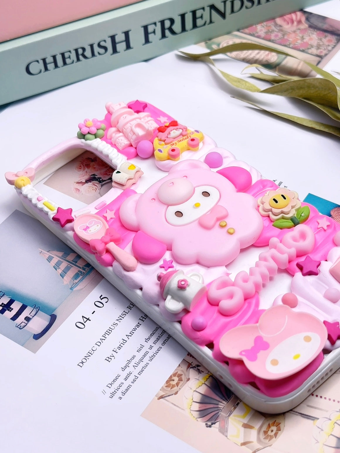 Sanrio Mymelody Decoden Phone Cases For Any Phone Model