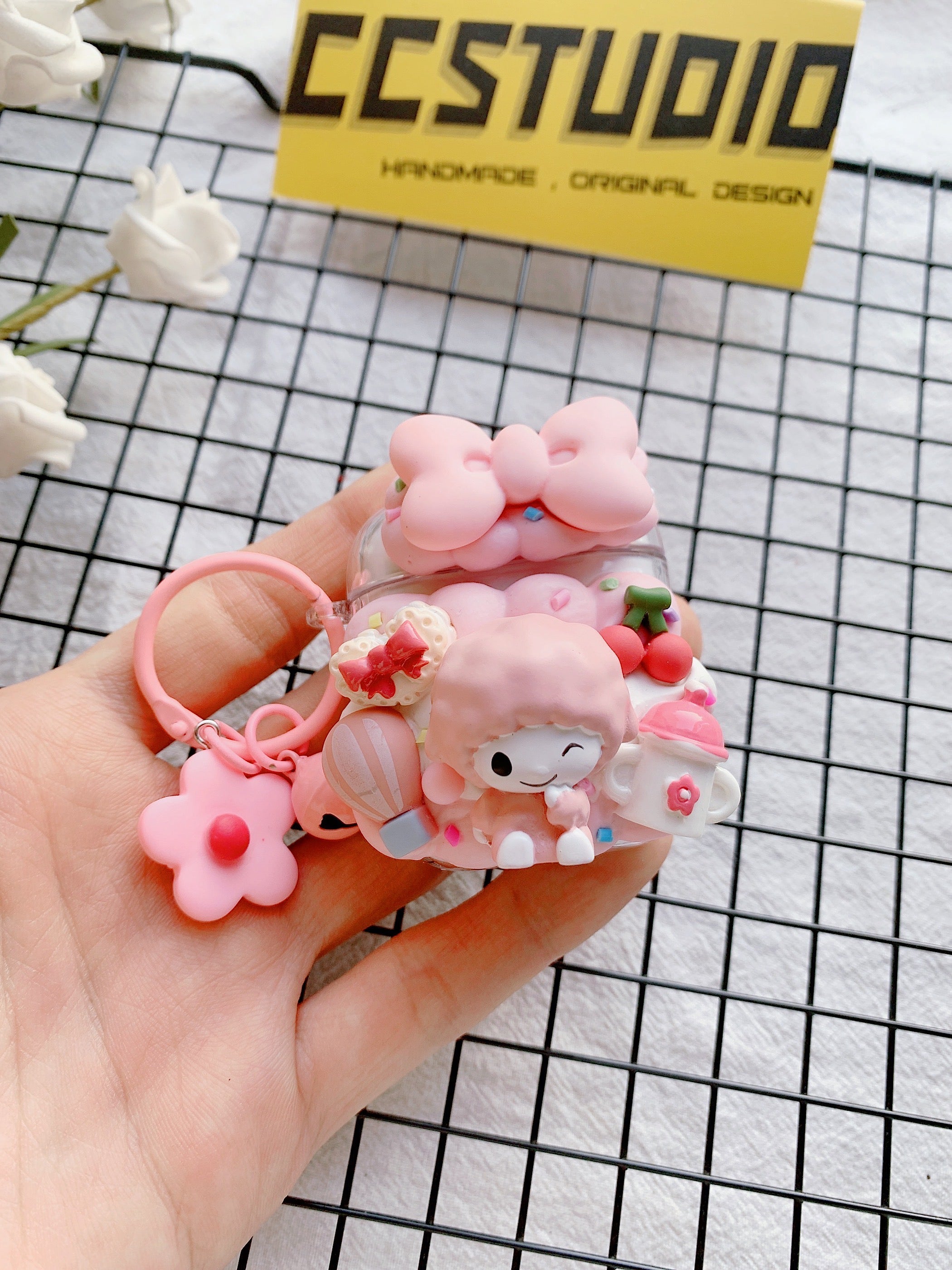 Handmade Decoden Earbud Case｜All Models Available｜San Mymelo