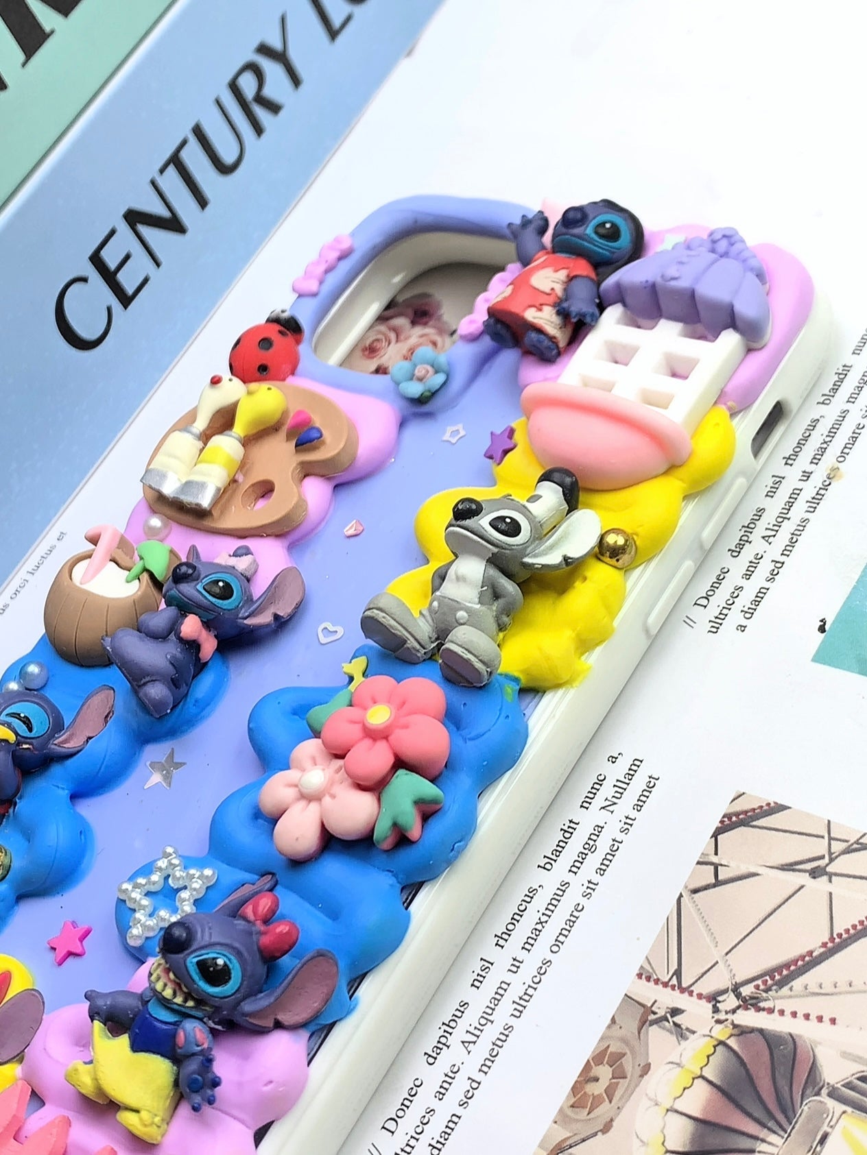 Stitch Handmade Decoden Phone Case｜All Models Available