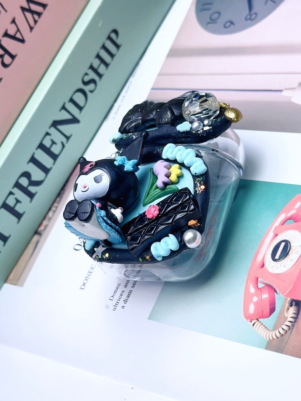 Sanrio Kuromi Decoden Earbud Case AirPods Case For Any Model