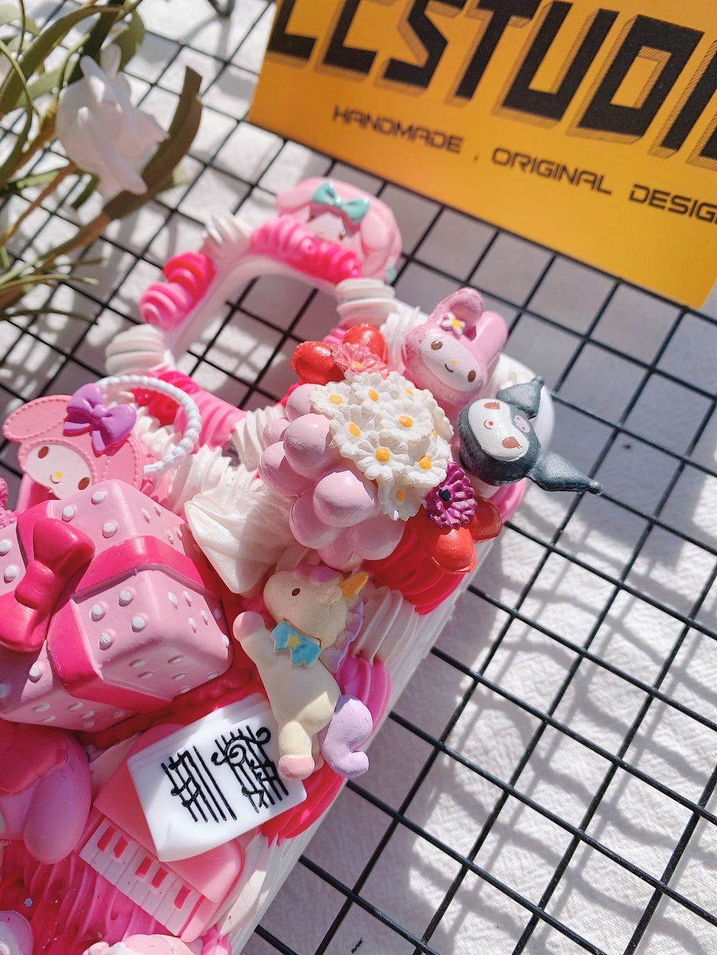 Sanrio Mymelody Handmade Decoden Phone Case｜All Models Available