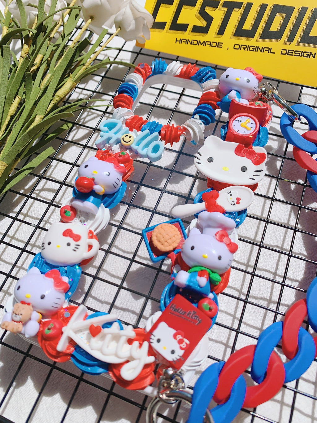 Sanrio Hello Kitty Handmade Decoden Phone Case｜All Models Available