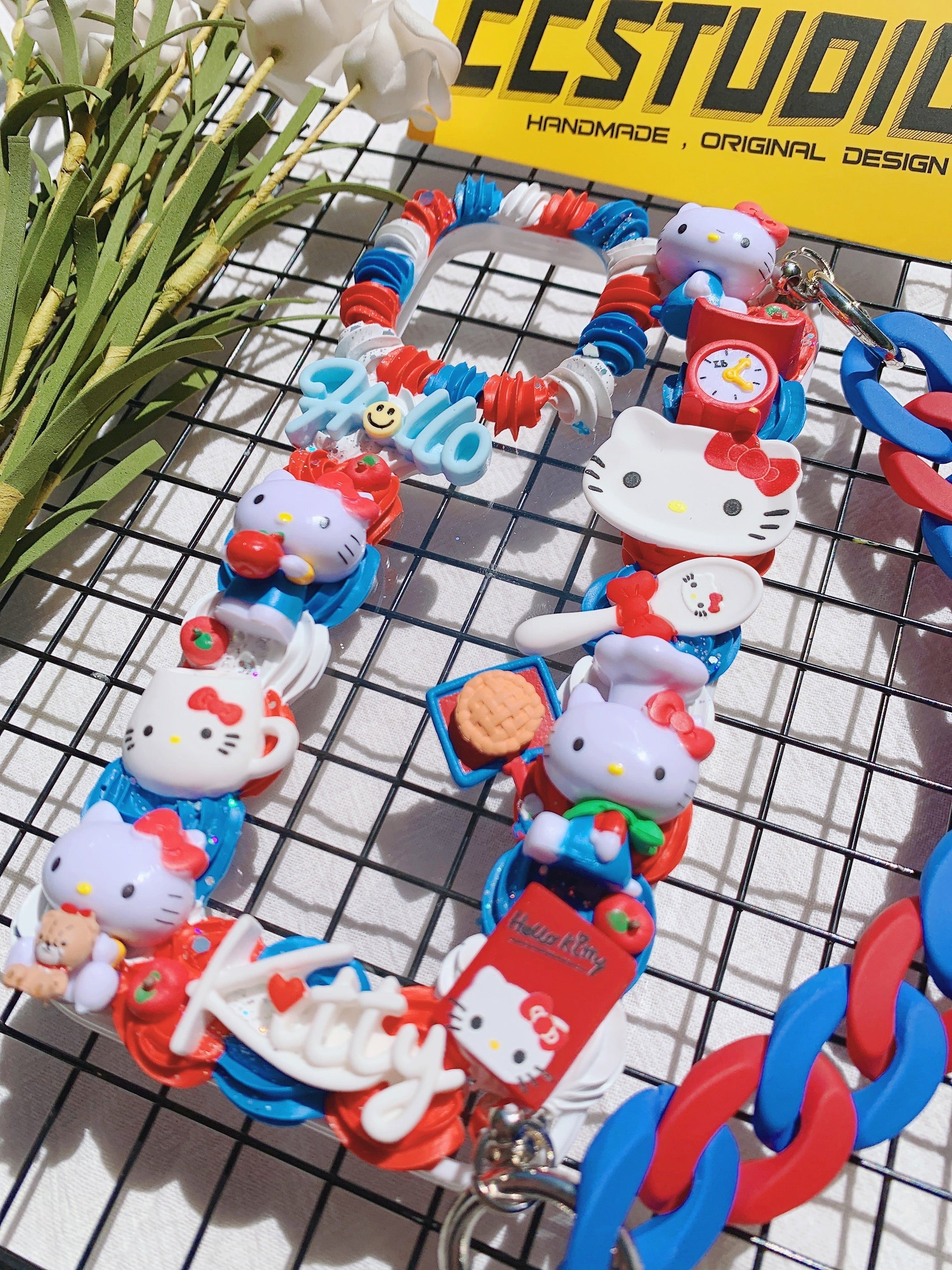 Sanrio Hello Kitty Handmade Decoden Phone Case｜All Models Available