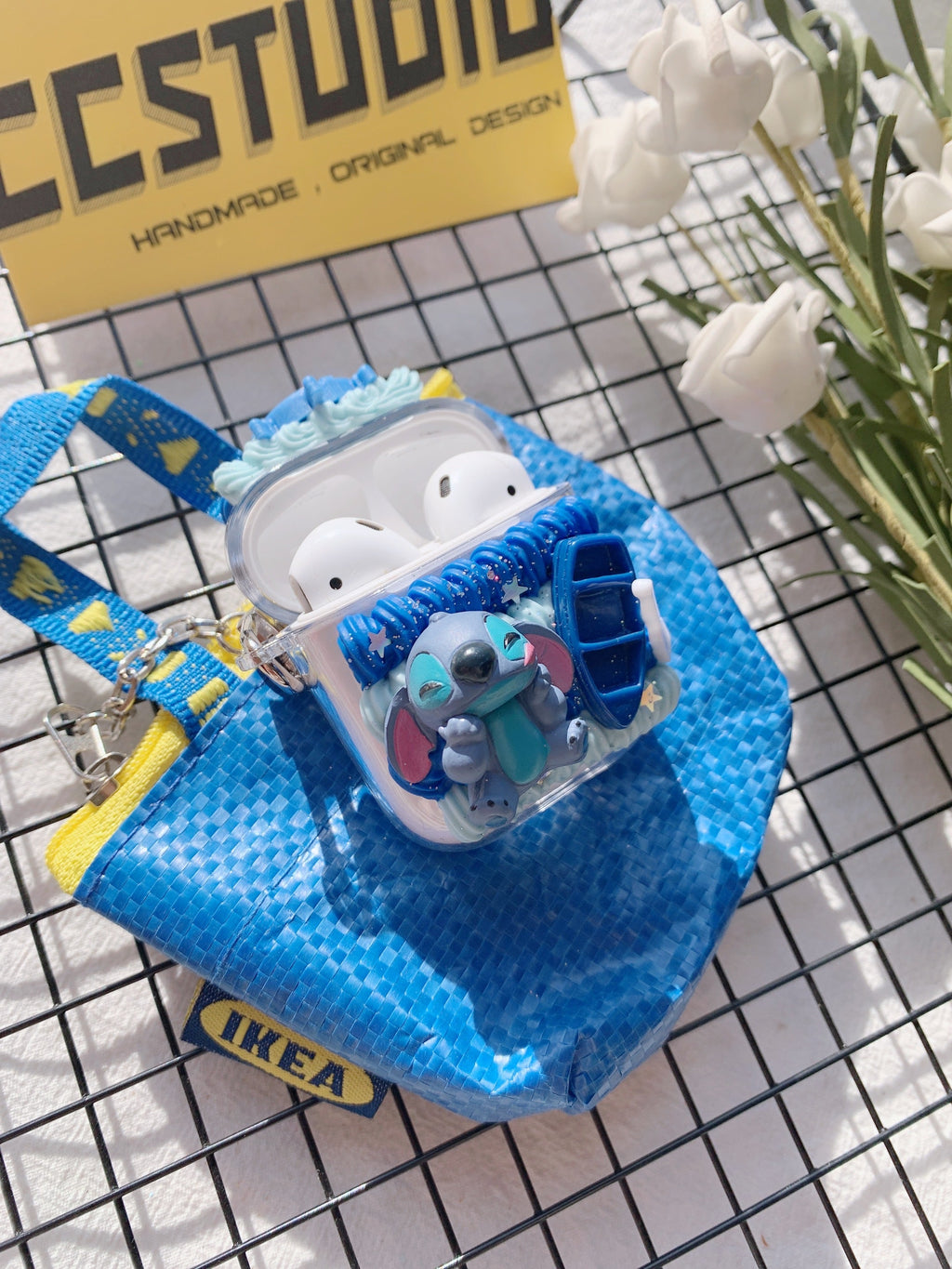 Stitch Handmade Decoden Earbud Case｜All Models Available