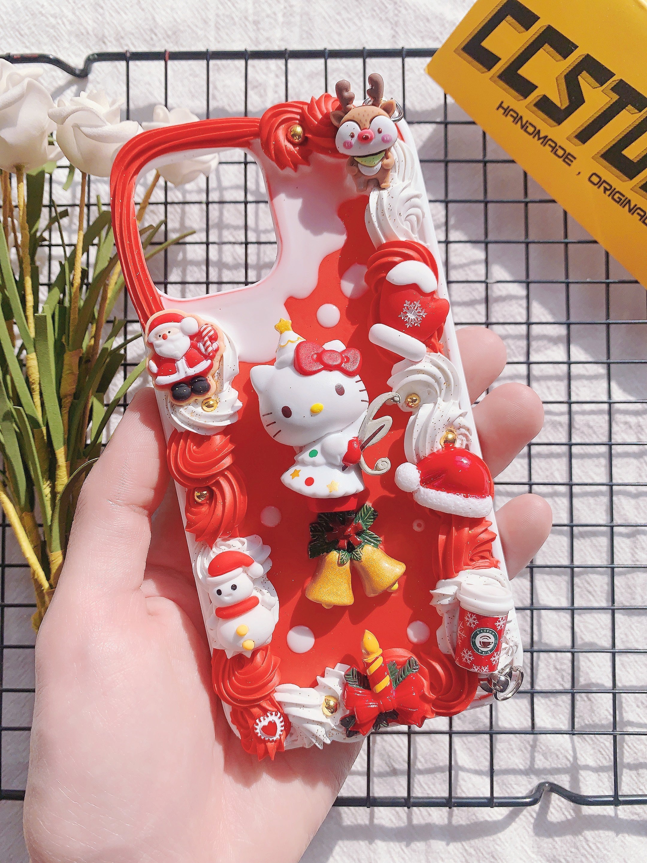 Sanrio Hello Kitty Handmade Decoden Phone Case｜All Models Available