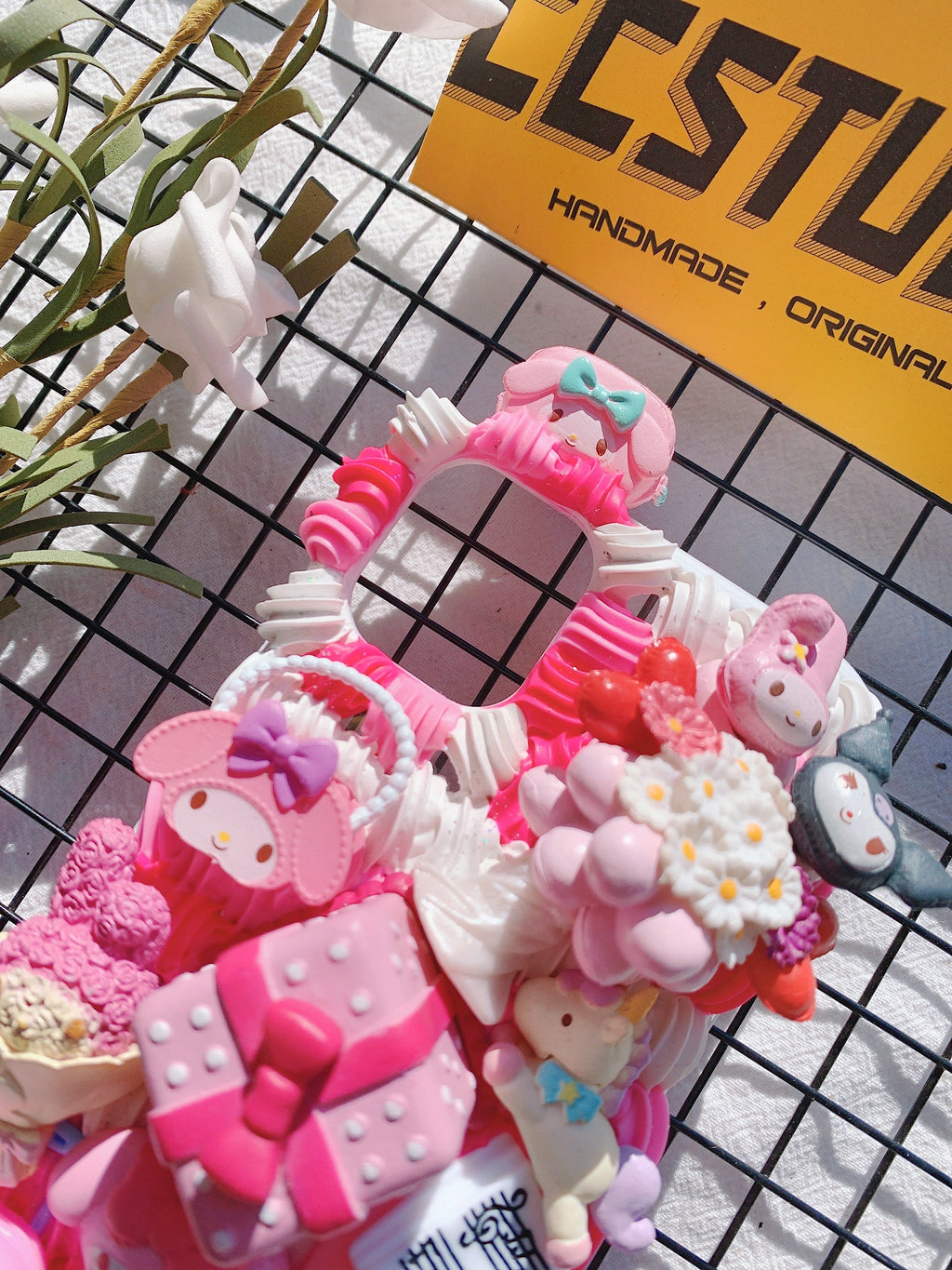 Sanrio Mymelody Handmade Decoden Phone Case｜All Models Available