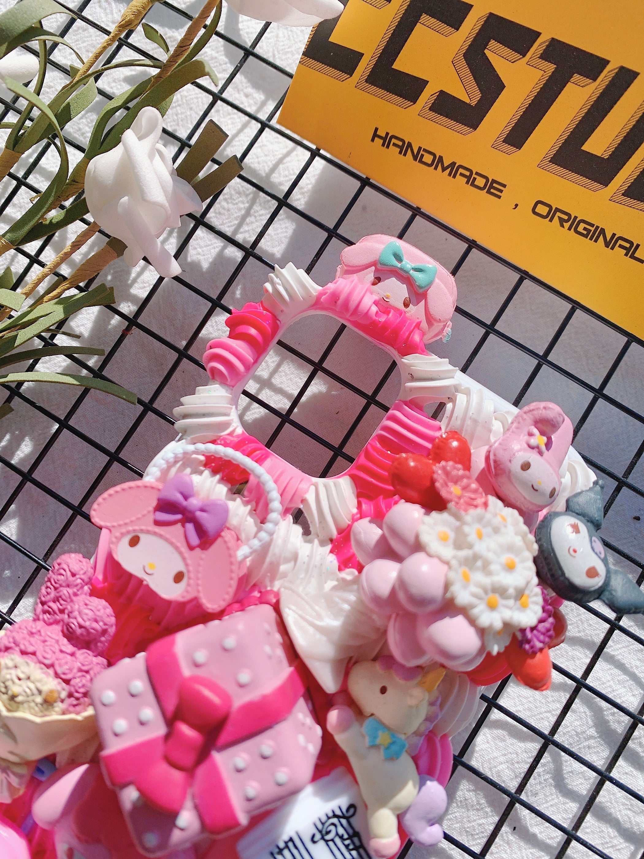 Sanrio Mymelody Handmade Decoden Phone Case｜All Models Available