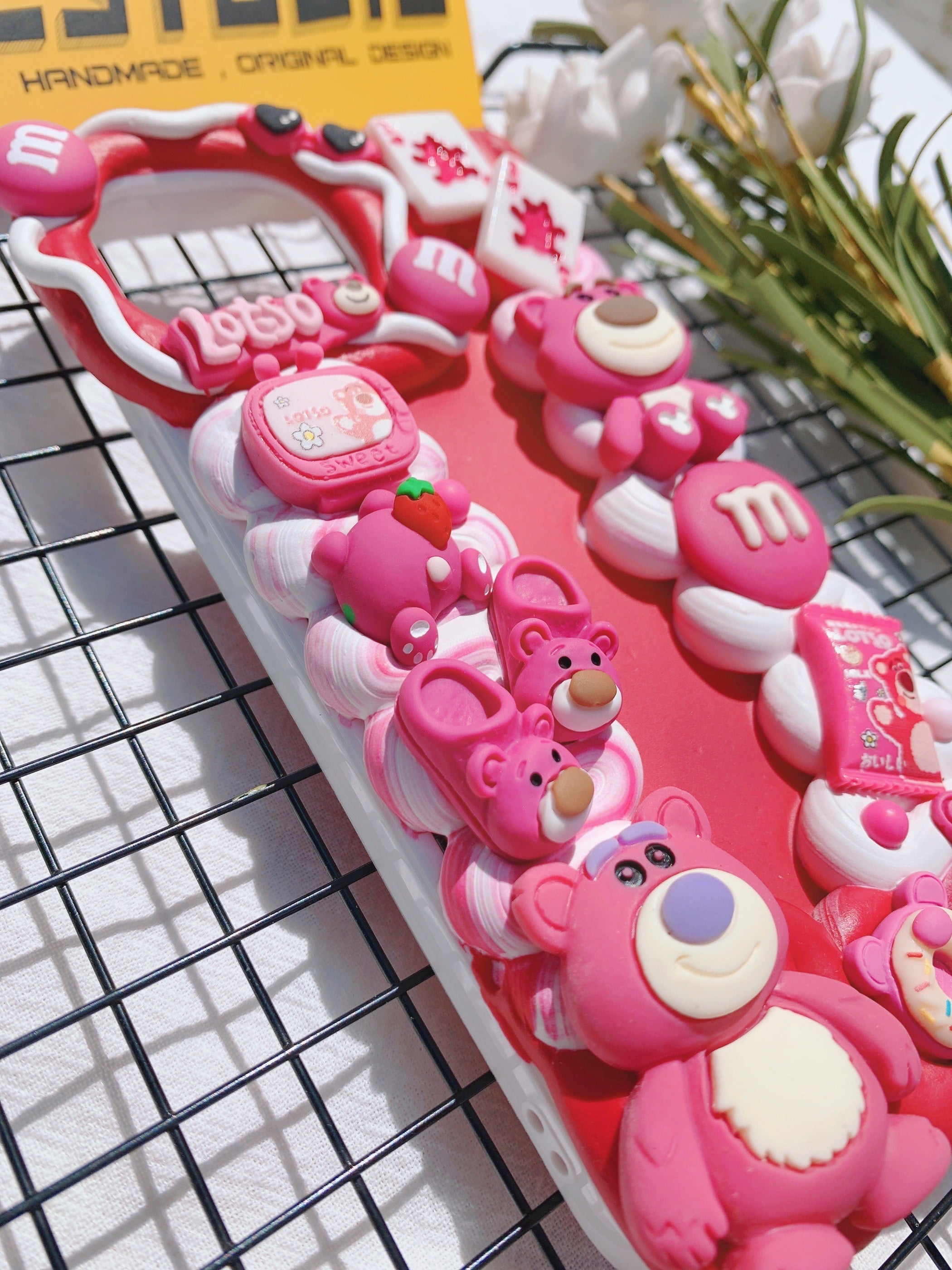 Toy Story Lotso Bear Handmade Decoden Phone Case｜All Models Available