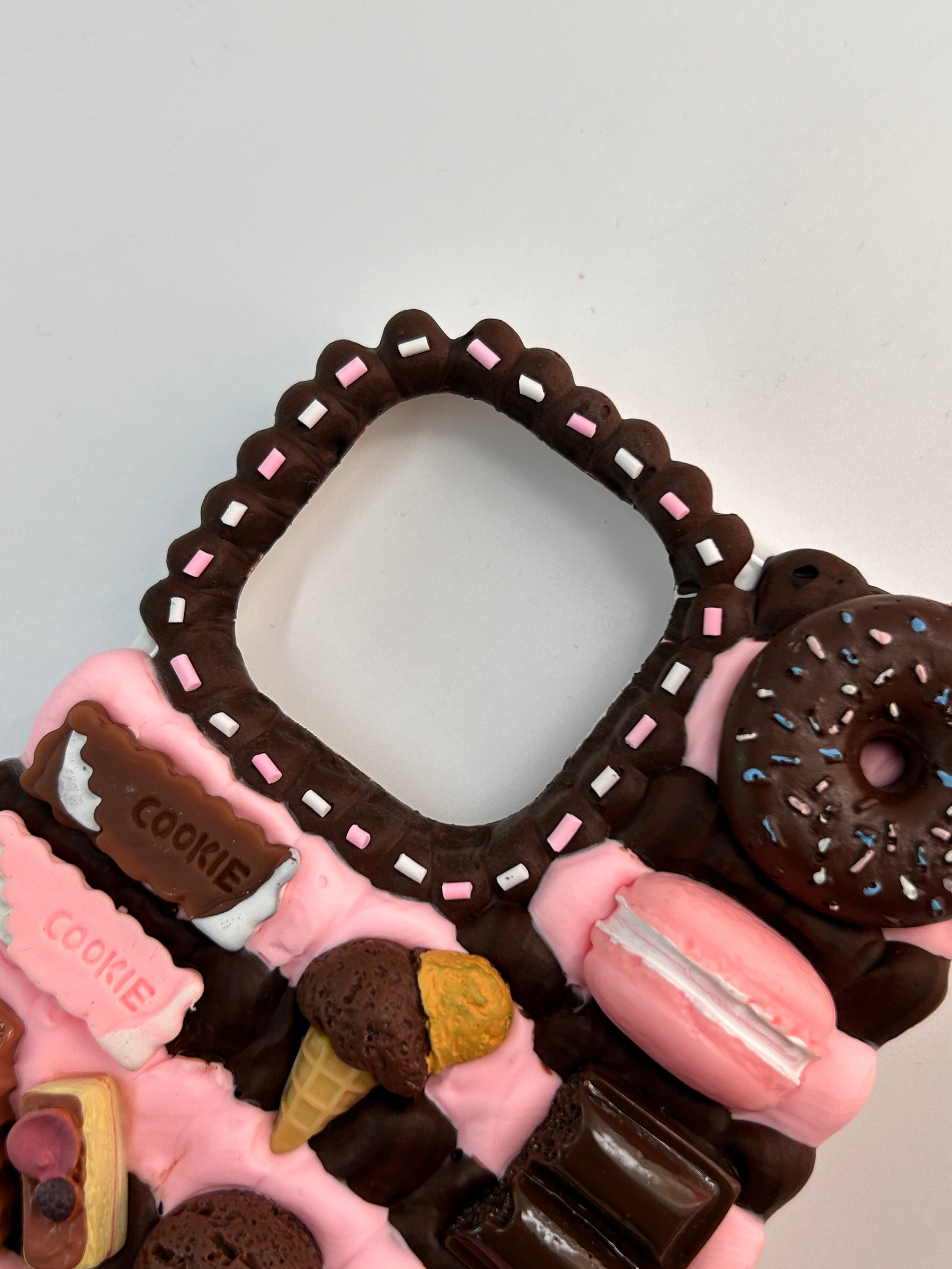 Pink Chocolate Dessert Decoden Phone Case