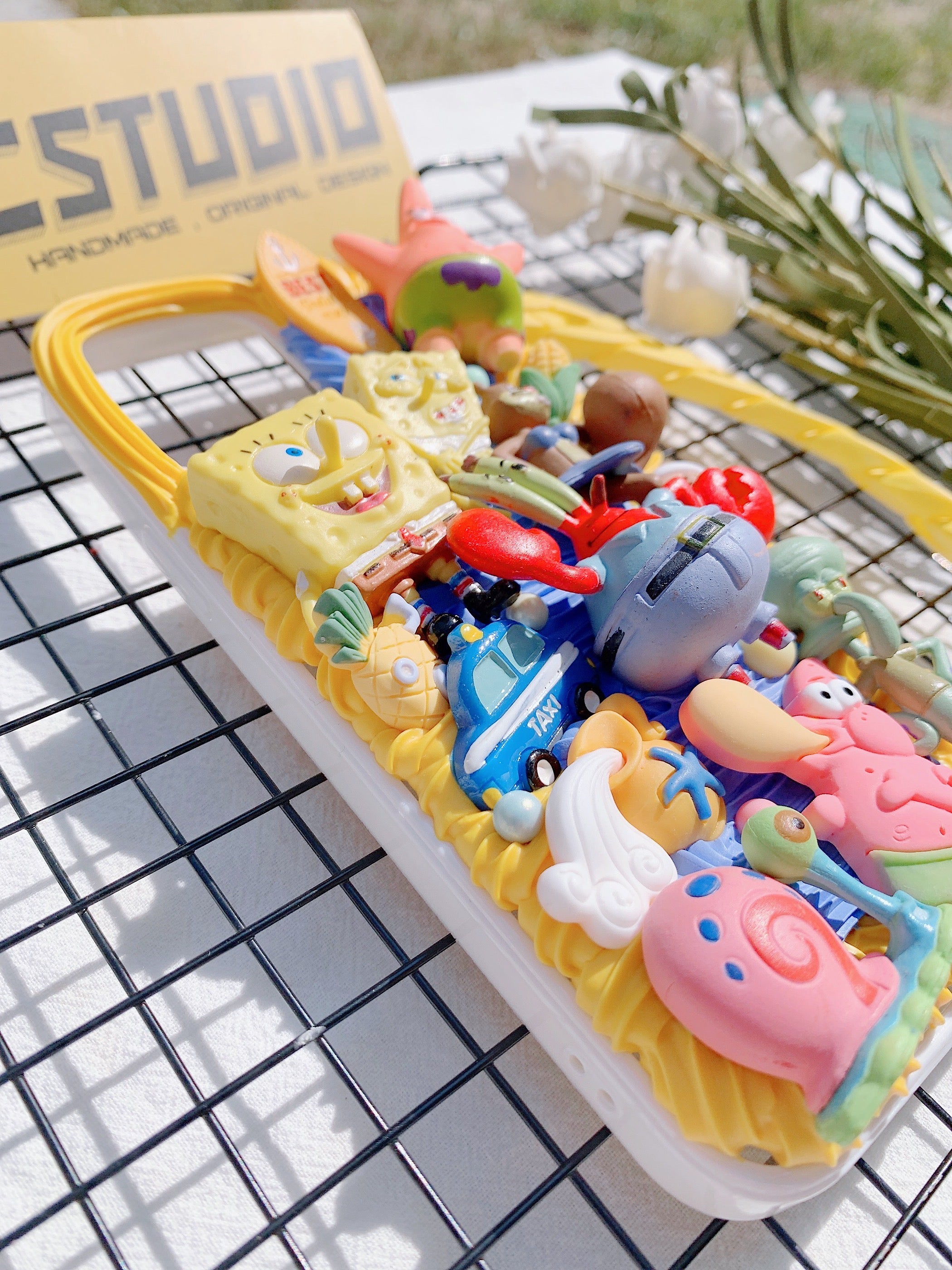 SpongeBob Handmade Decoden Phone Case｜All Models Available