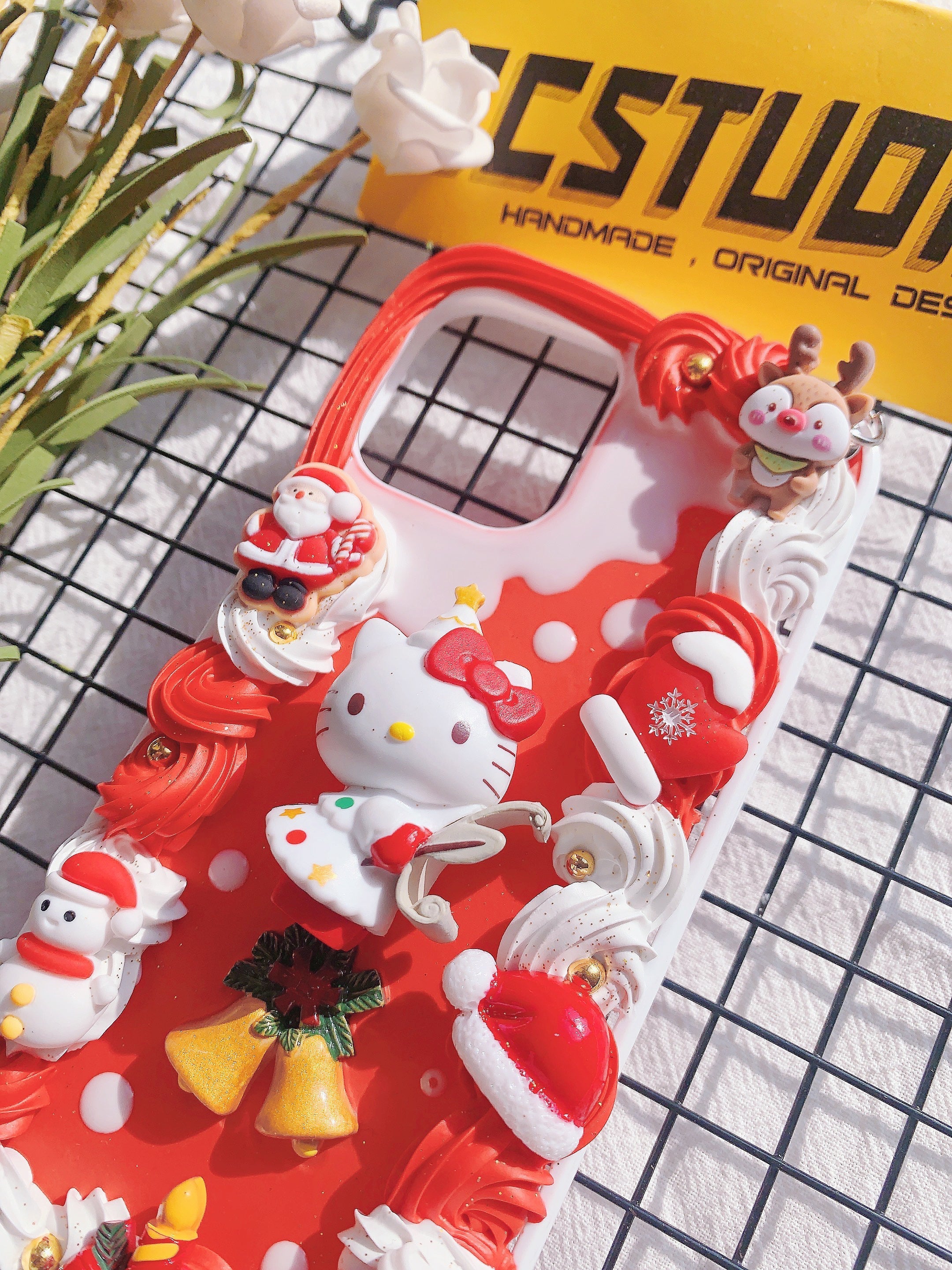 Sanrio Hello Kitty Handmade Decoden Phone Case｜All Models Available