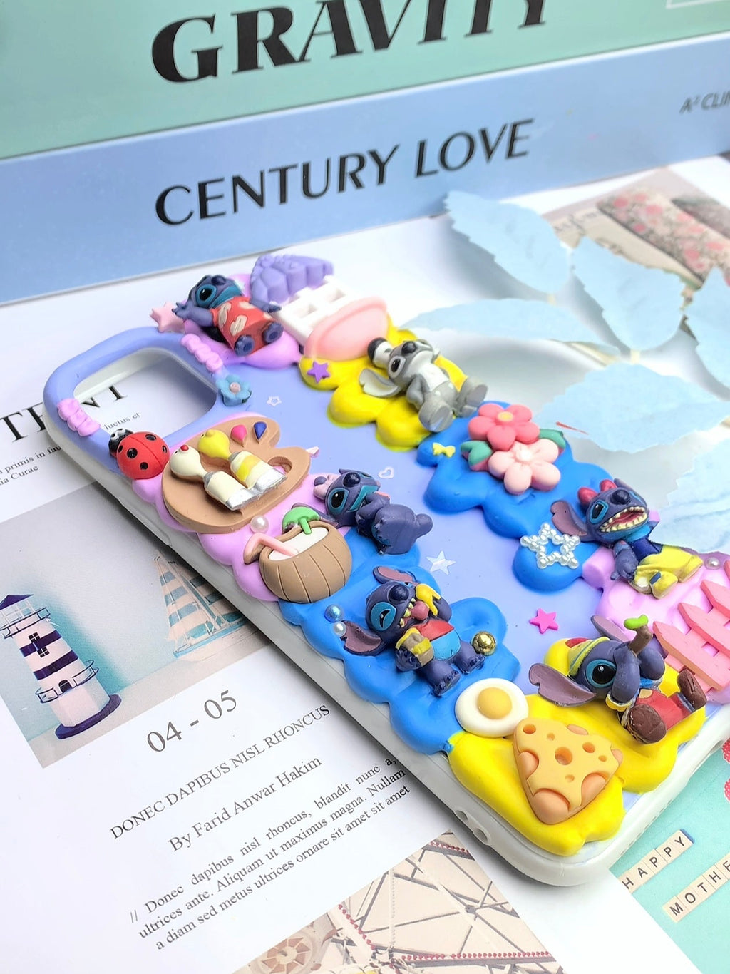 Stitch Handmade Decoden Phone Case｜All Models Available