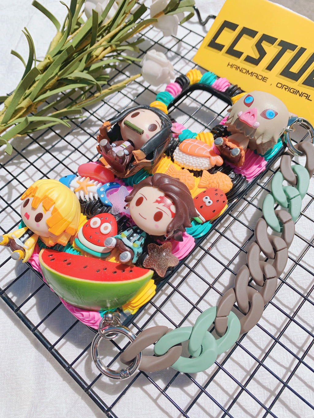 Demon Slayer Handmade Decoden Phone Case｜All Models Available｜Anime
