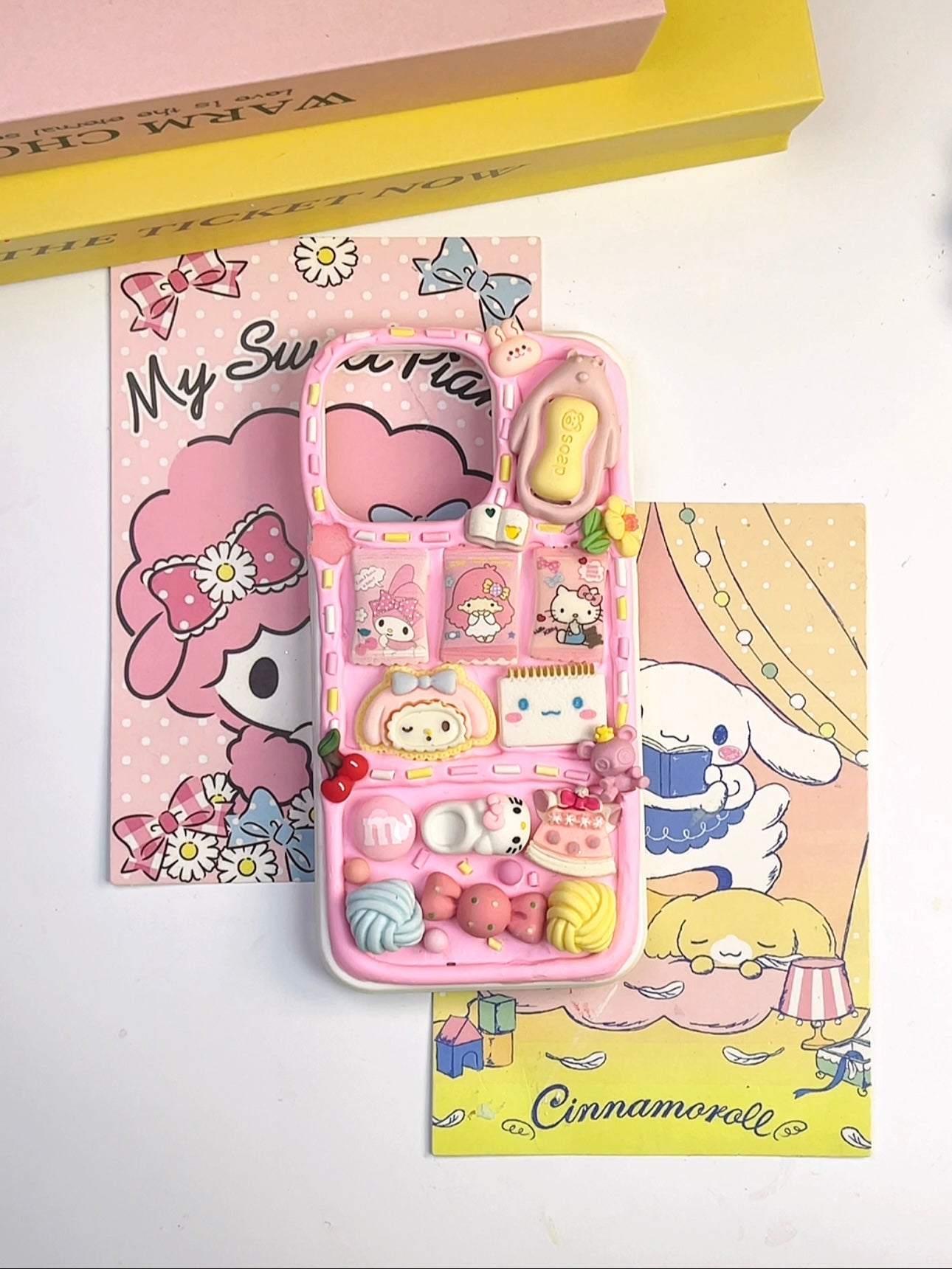 Sanrio Mymelody Handmade Decoden Phone Case｜All Models Available